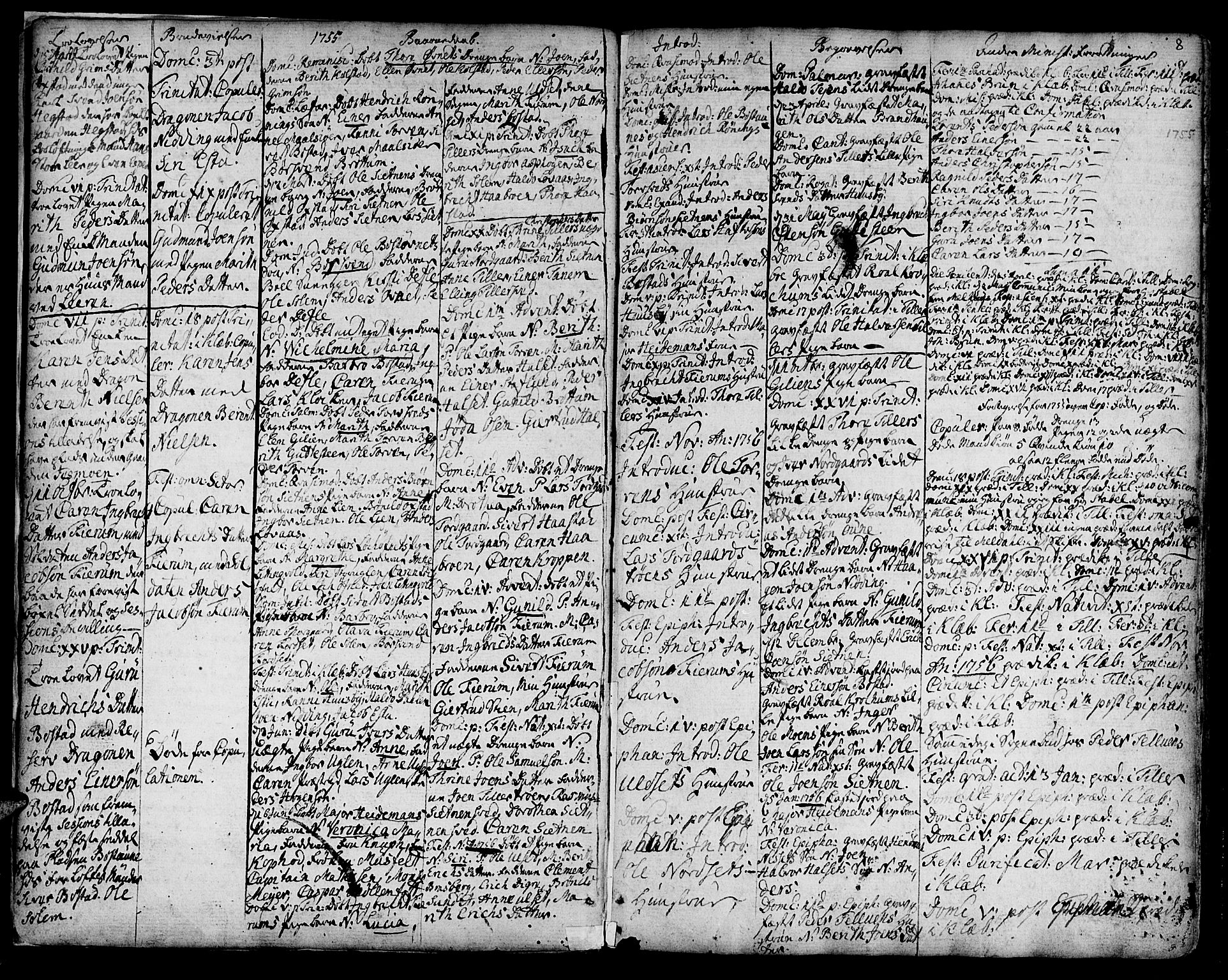 Ministerialprotokoller, klokkerbøker og fødselsregistre - Sør-Trøndelag, AV/SAT-A-1456/618/L0437: Ministerialbok nr. 618A02, 1749-1782, s. 8