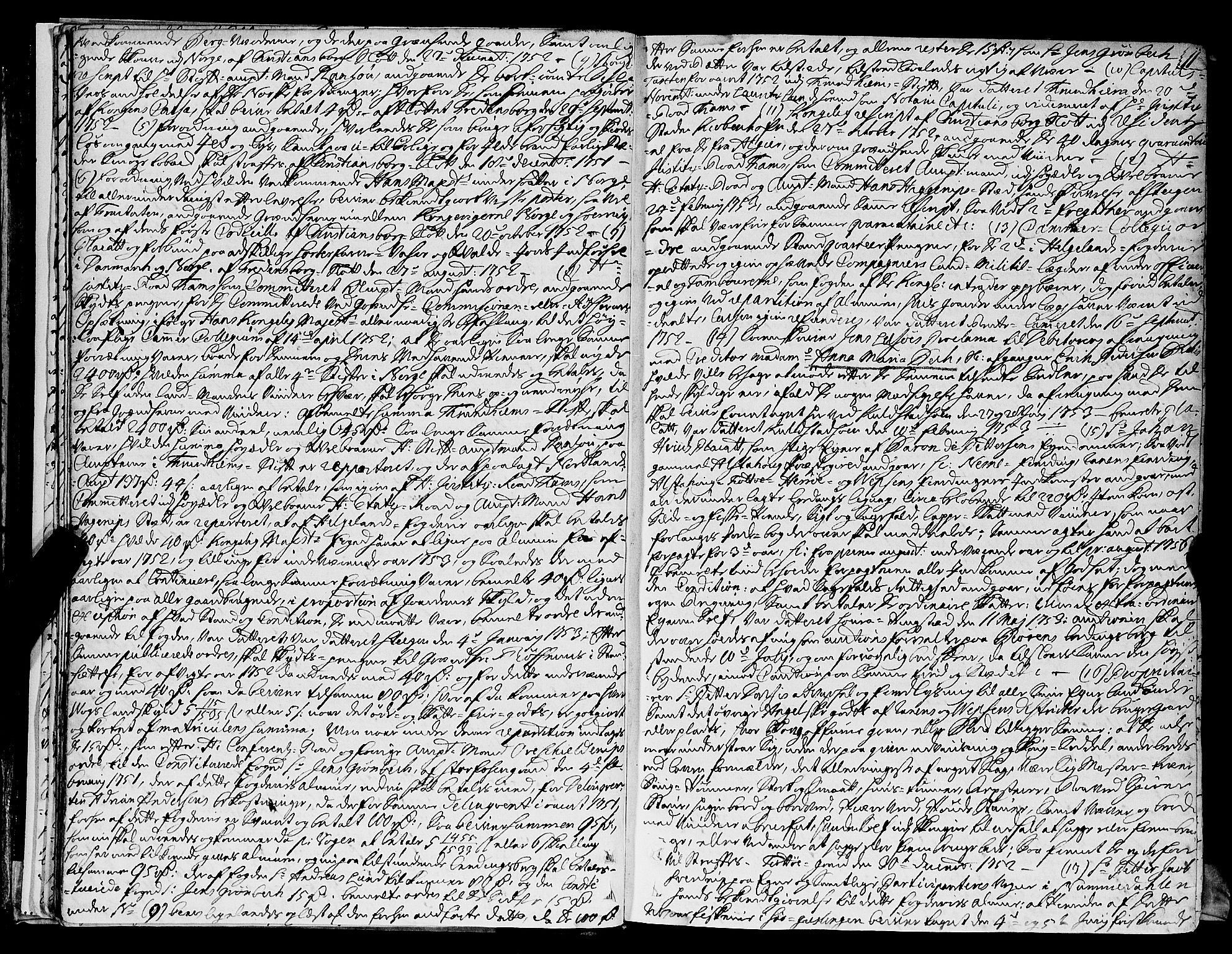 Helgeland sorenskriveri, AV/SAT-A-0004/1/1A/L0015: Tingbok 15A, 1753-1755, s. 11