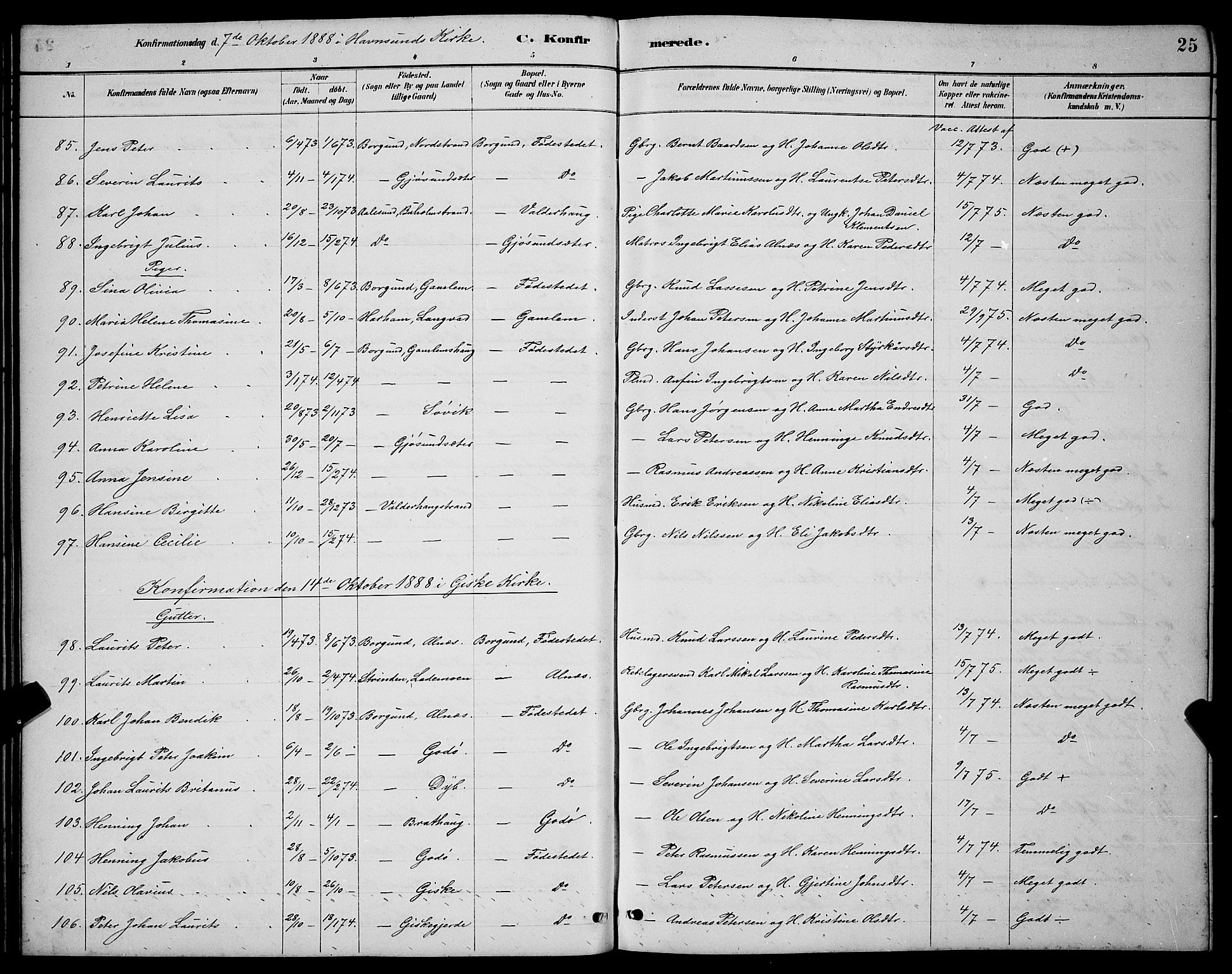 Ministerialprotokoller, klokkerbøker og fødselsregistre - Møre og Romsdal, SAT/A-1454/528/L0430: Klokkerbok nr. 528C11, 1884-1899, s. 25