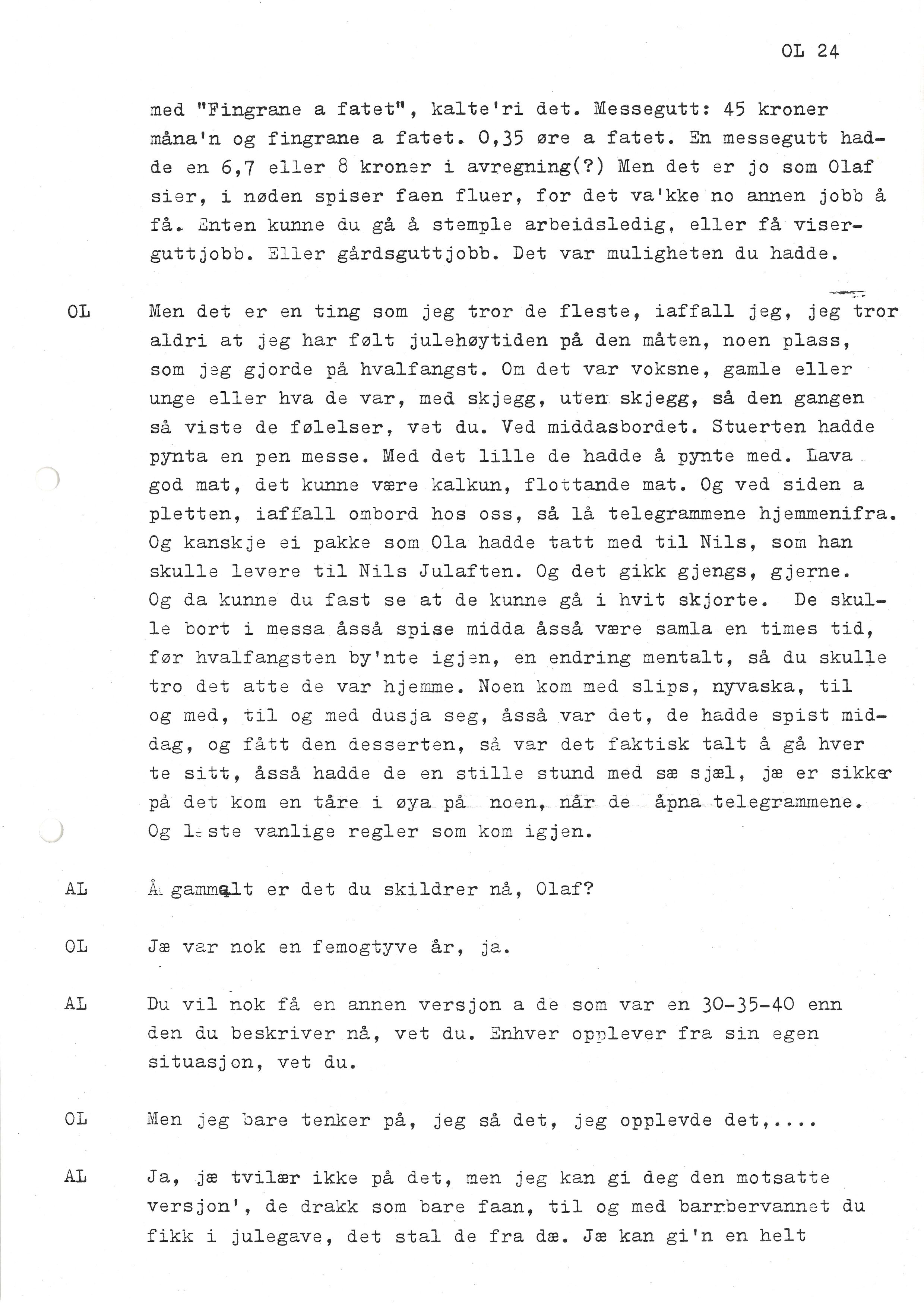 Sa 16 - Folkemusikk fra Vestfold, Gjerdesamlingen, VEMU/A-1868/I/L0001: Informantregister med intervjunedtegnelser, 1979-1986