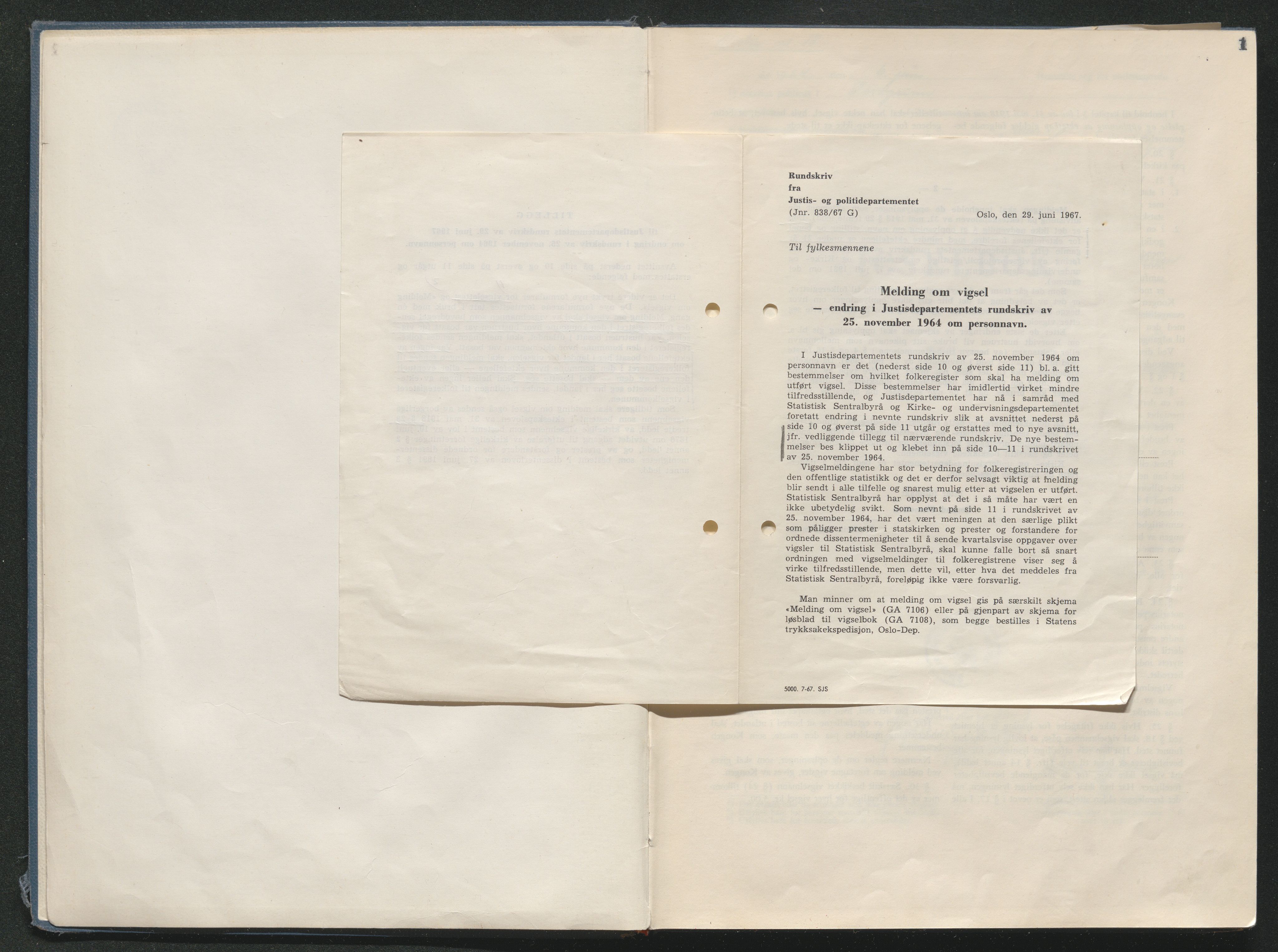 Gjerpen sorenskriveri, SAKO/A-216/L/Lb/L0002: Vigselsprotokoll, 1948-1969
