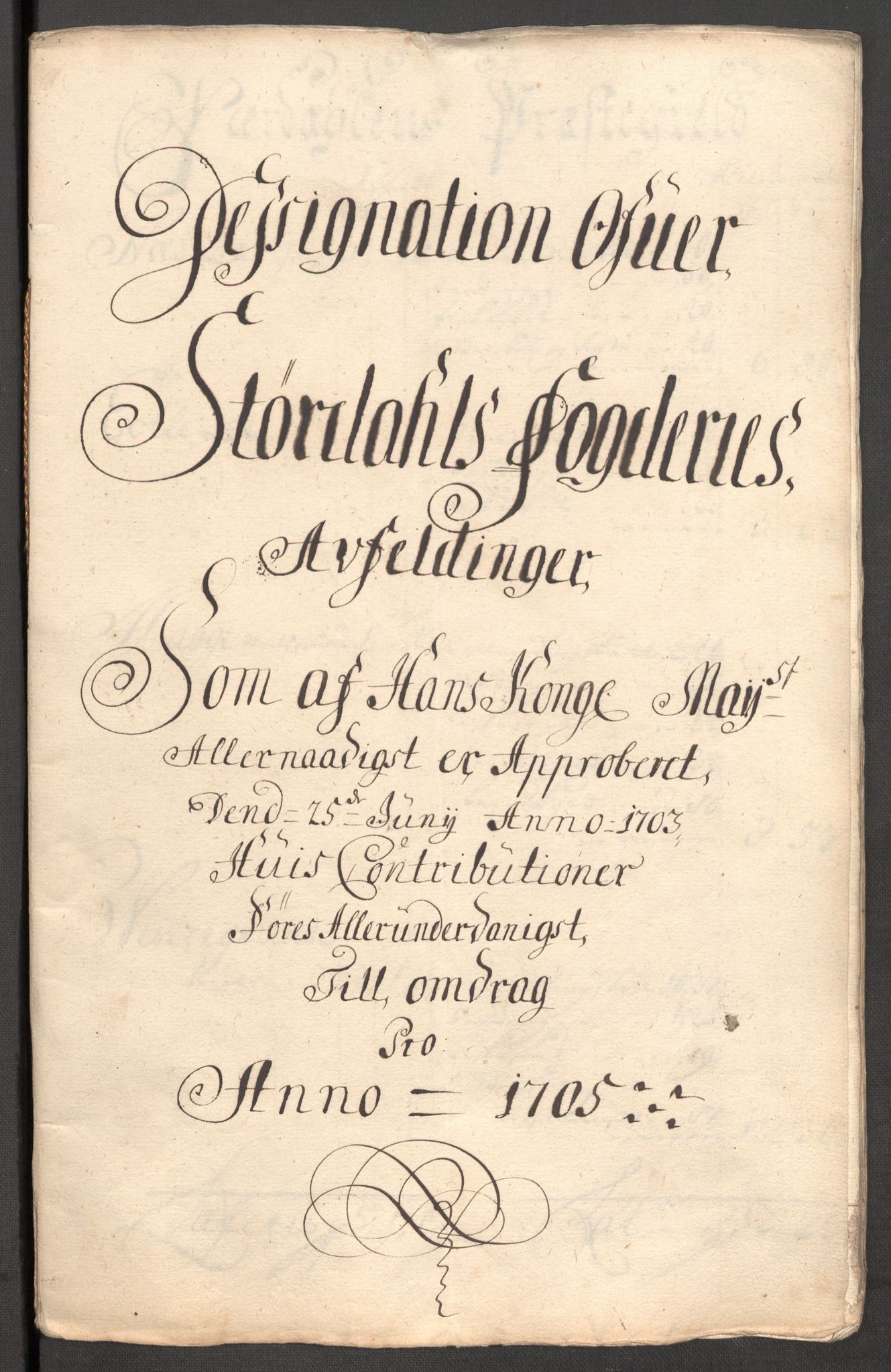 Rentekammeret inntil 1814, Reviderte regnskaper, Fogderegnskap, RA/EA-4092/R62/L4196: Fogderegnskap Stjørdal og Verdal, 1705-1706, s. 207