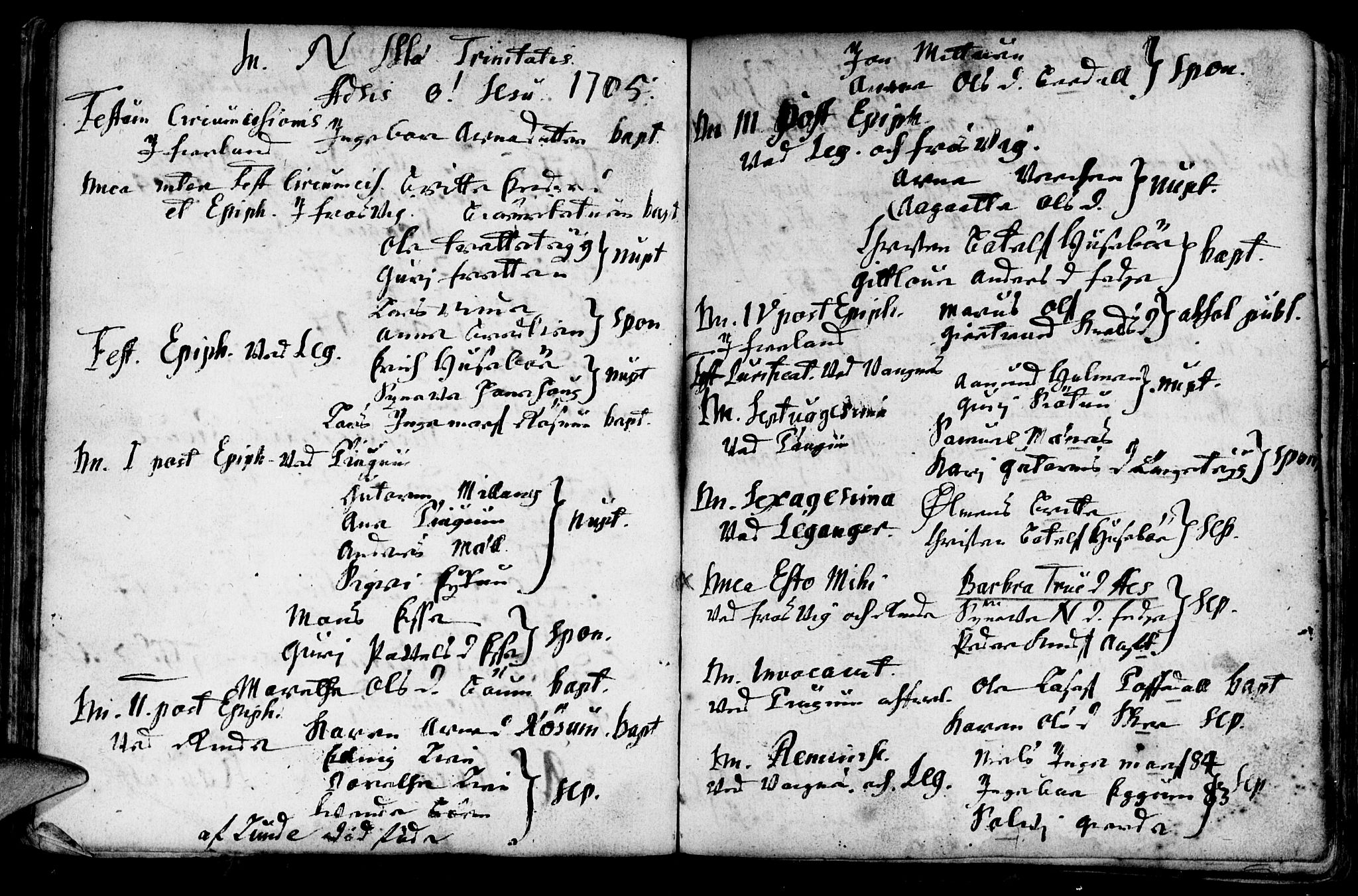 Leikanger sokneprestembete, AV/SAB-A-81001/H/Haa/Haaa/L0001: Ministerialbok nr. A 1, 1690-1734, s. 60