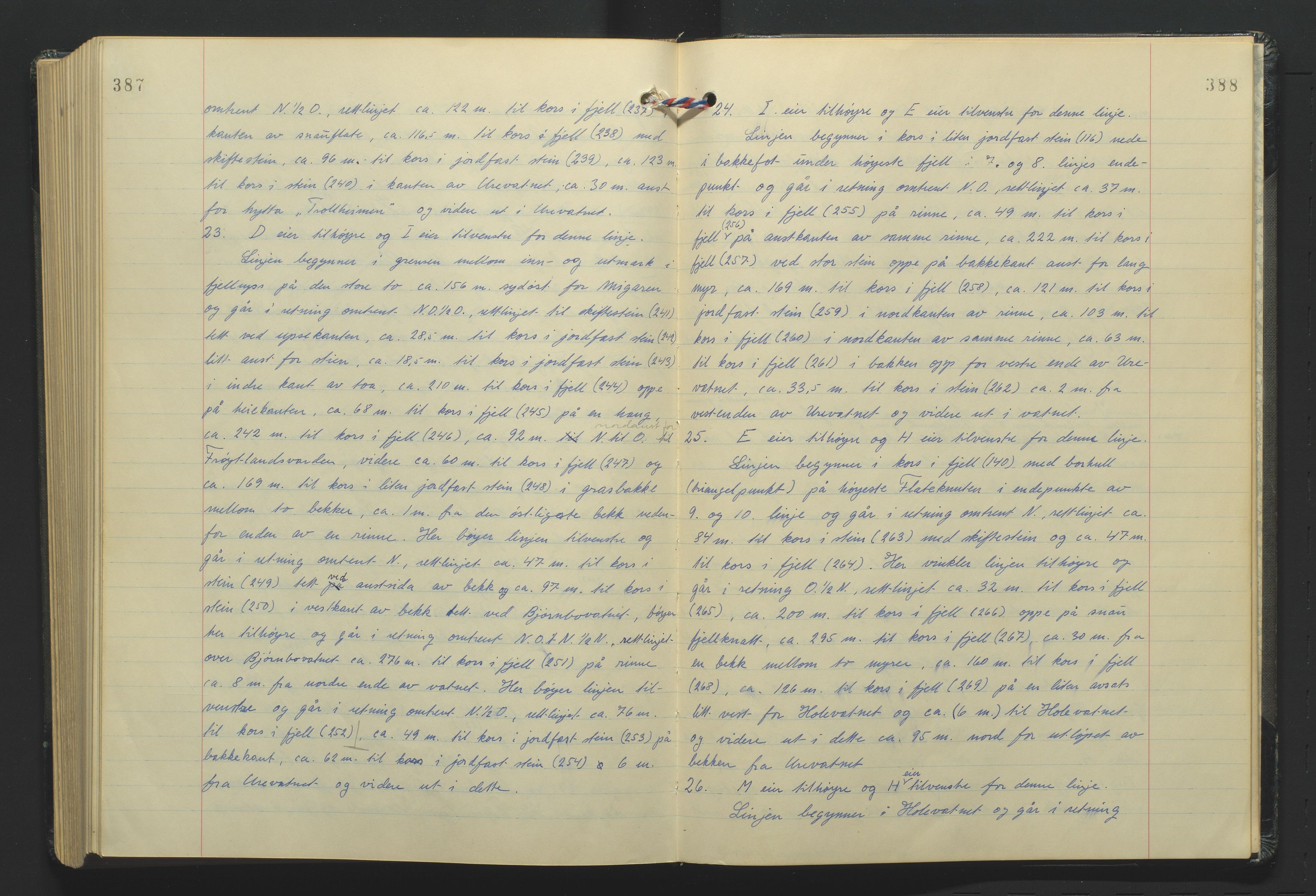 Lista jordskifterett, AV/SAK-1541-0005/F/Fa/L0003: Jordskifterettsbok Flekkefjord domssokn, med gårdsregister nr 9, 1956-1963, s. 387-388