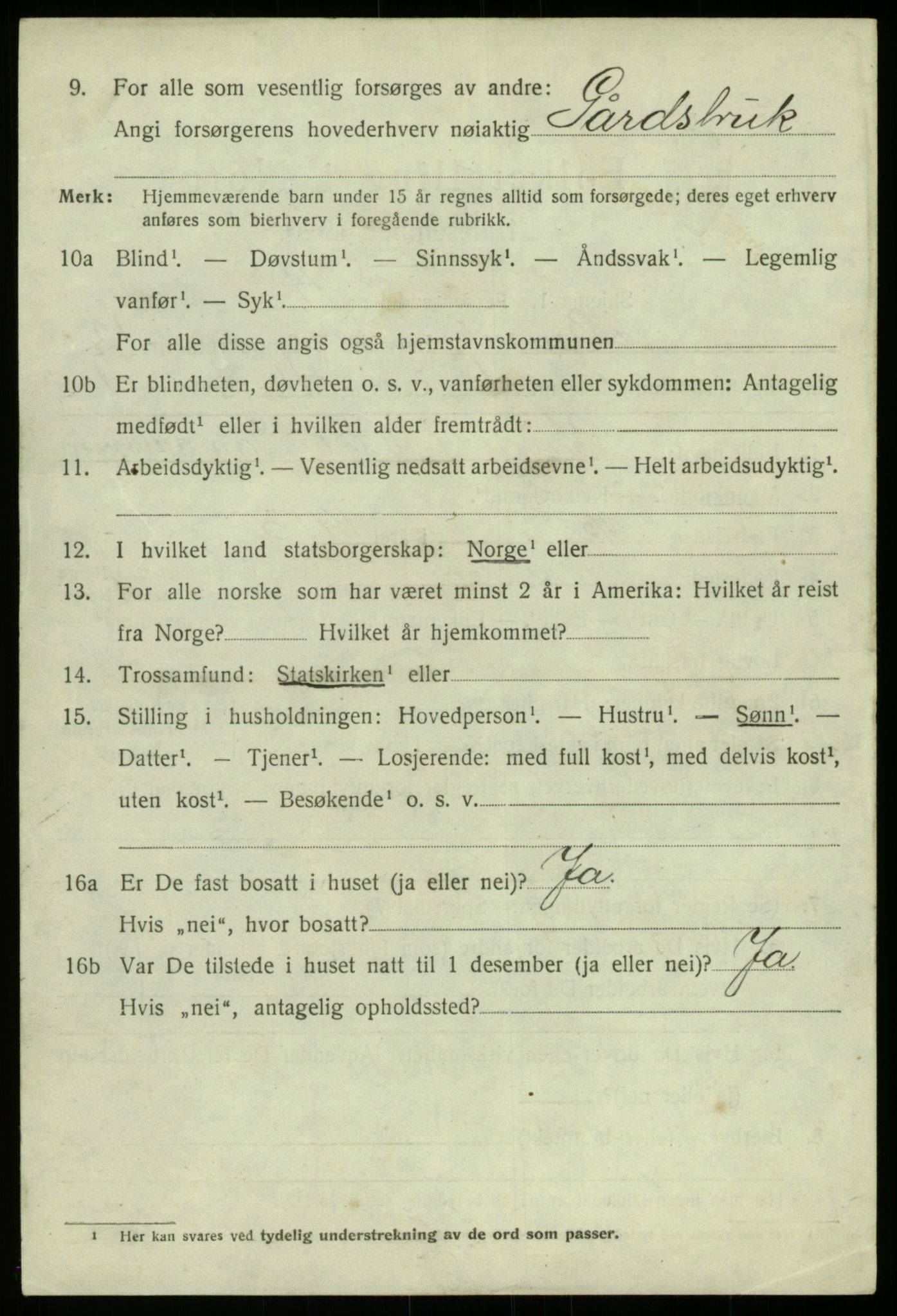 SAB, Folketelling 1920 for 1251 Bruvik herred, 1920, s. 7889