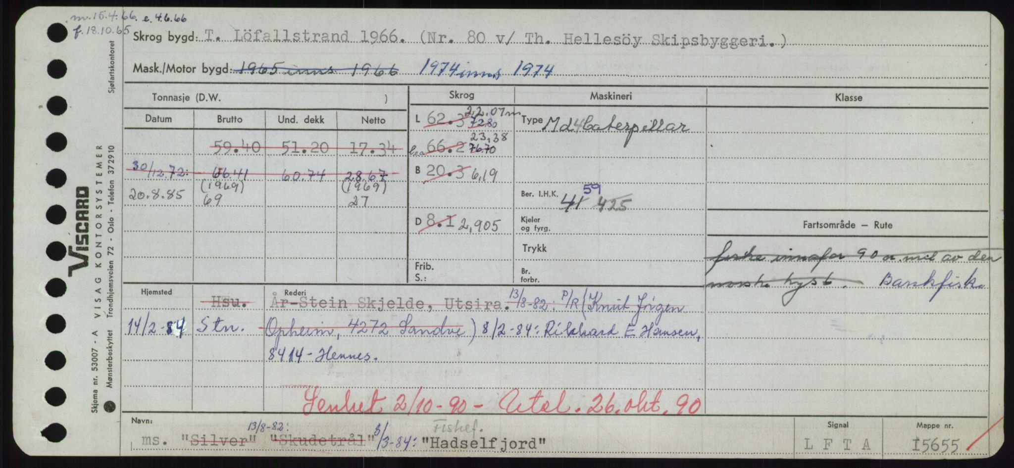 Sjøfartsdirektoratet med forløpere, Skipsmålingen, RA/S-1627/H/Hd/L0014: Fartøy, H-Havl, s. 53