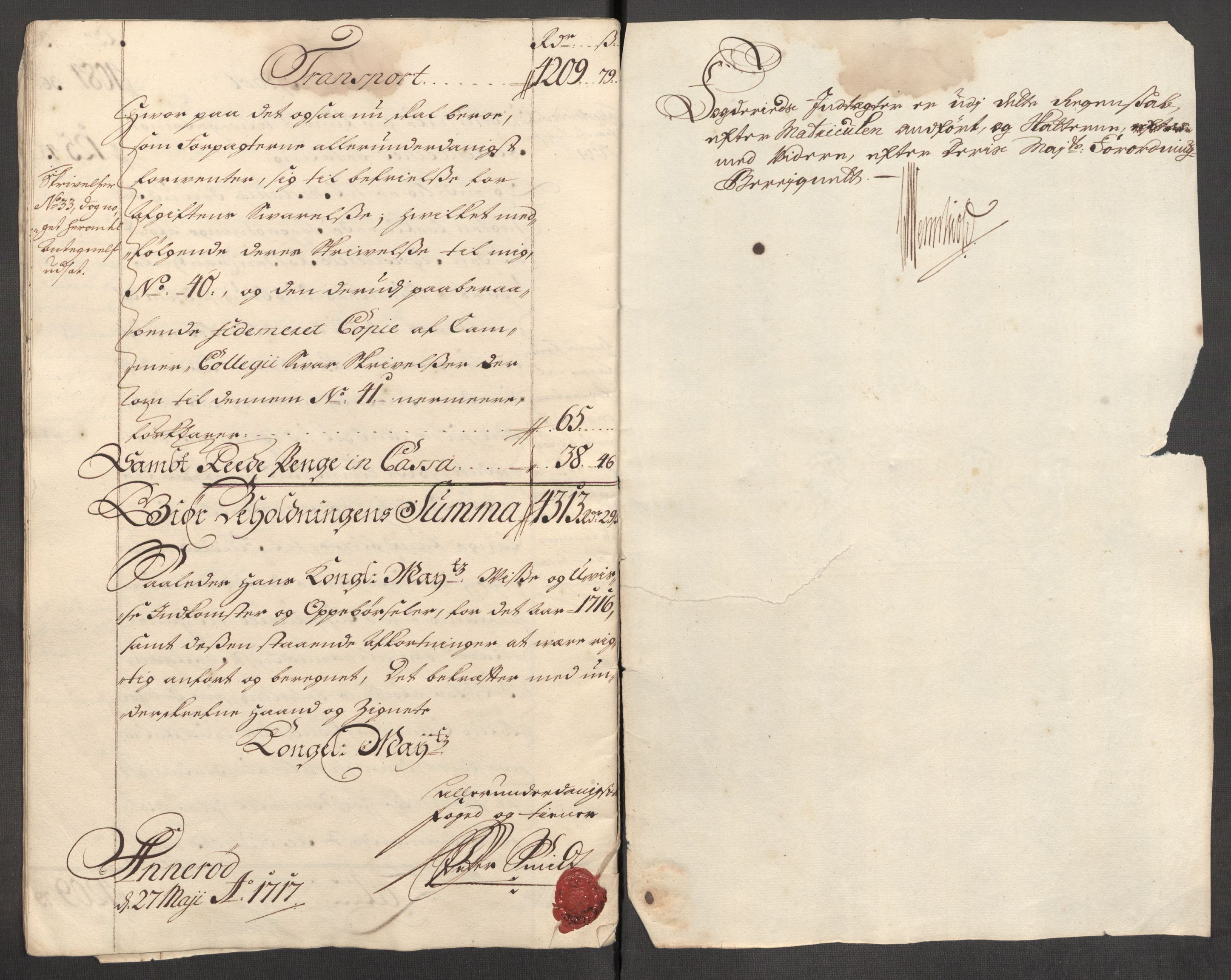 Rentekammeret inntil 1814, Reviderte regnskaper, Fogderegnskap, RA/EA-4092/R01/L0023: Fogderegnskap Idd og Marker, 1715-1716, s. 285