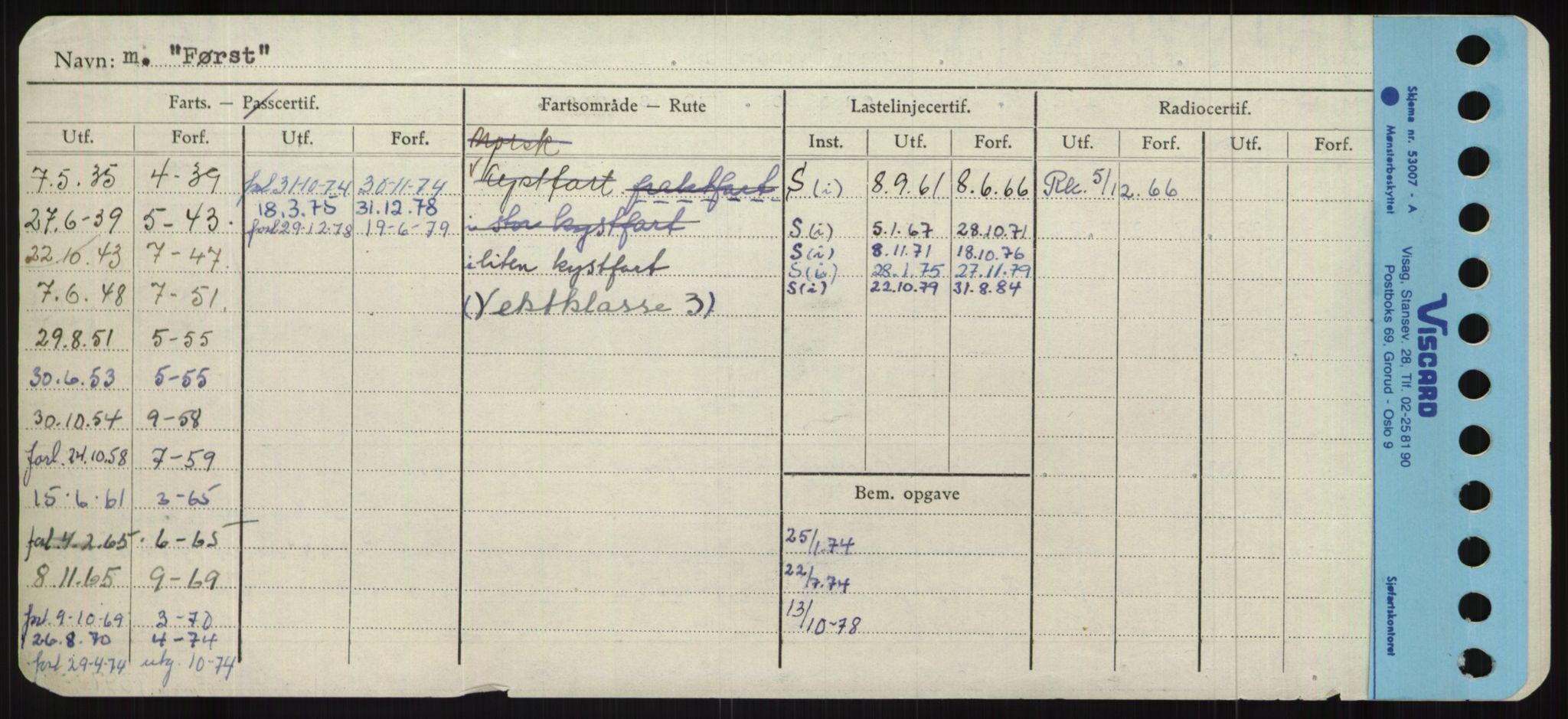 Sjøfartsdirektoratet med forløpere, Skipsmålingen, RA/S-1627/H/Ha/L0002/0001: Fartøy, Eik-Hill / Fartøy, Eik-F, s. 926