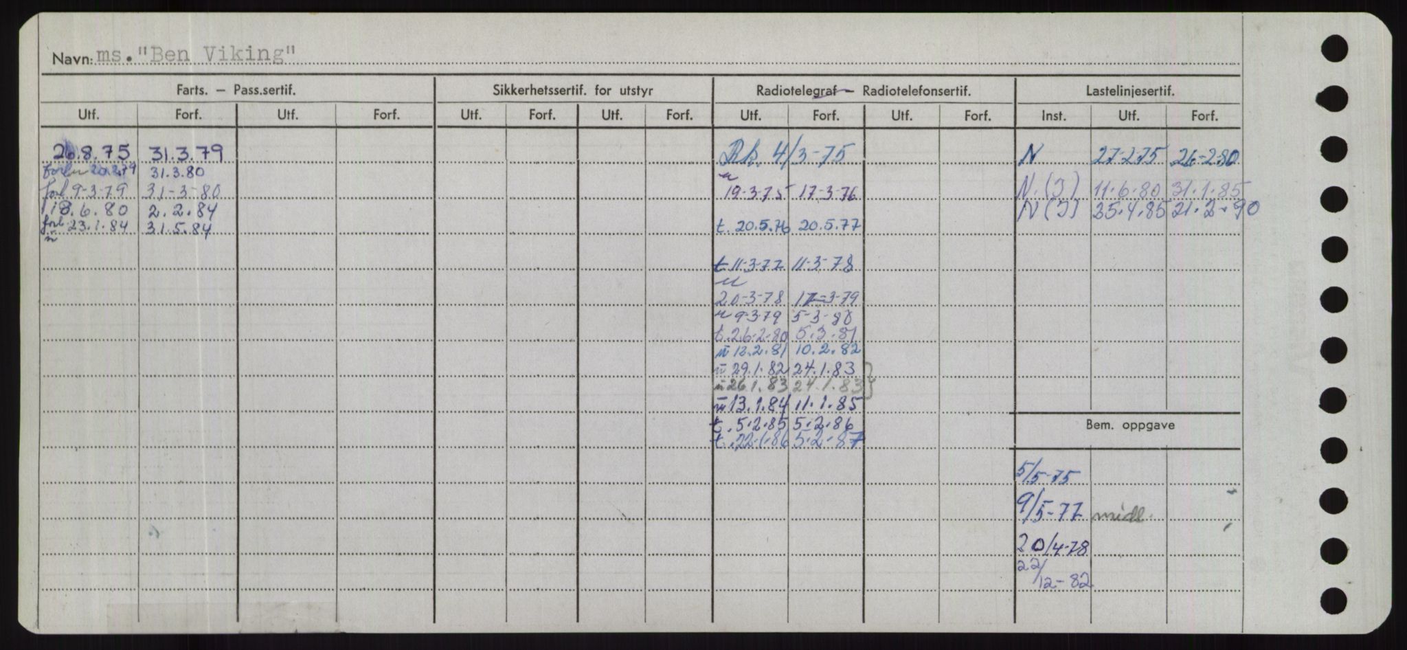 Sjøfartsdirektoratet med forløpere, Skipsmålingen, RA/S-1627/H/Hd/L0003: Fartøy, B-Bev, s. 590