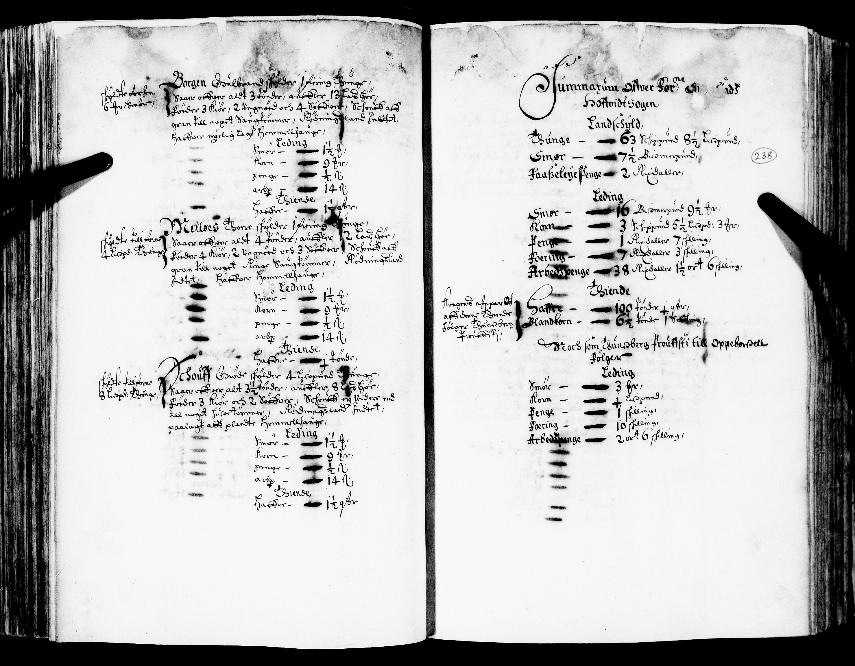 Rentekammeret inntil 1814, Realistisk ordnet avdeling, AV/RA-EA-4070/N/Nb/Nba/L0020: Tønsberg len, 2. del, 1668, s. 237b-238a