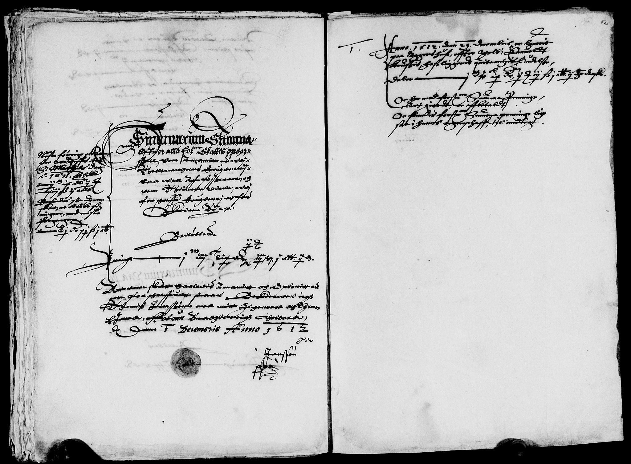 Rentekammeret inntil 1814, Reviderte regnskaper, Lensregnskaper, RA/EA-5023/R/Rb/Rbp/L0004: Bratsberg len, 1610-1613