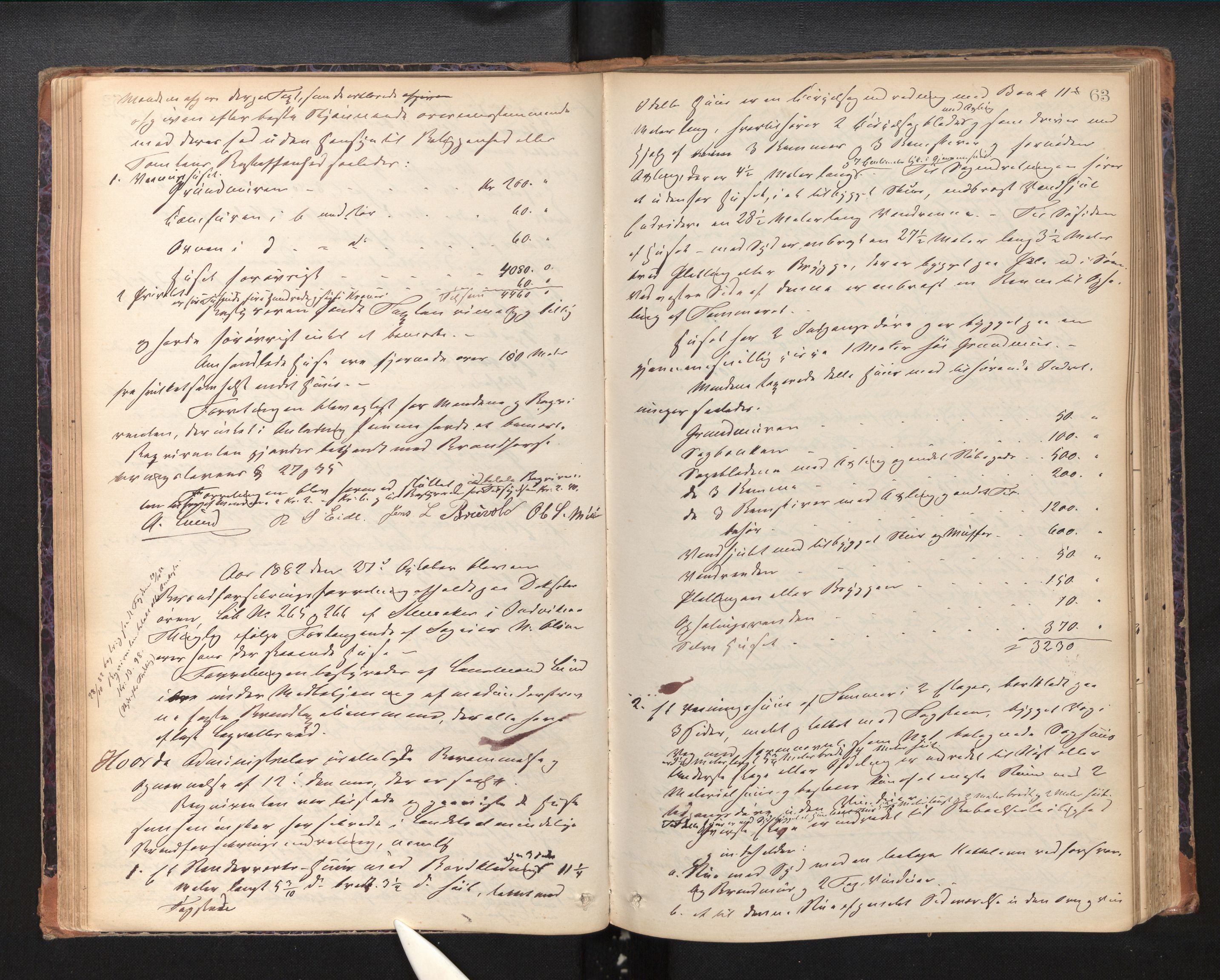 Lensmannen i Stryn og Innvik, AV/SAB-A-30201/0012/L0001: Branntakstprotokoll, 1872-1937, s. 62b-63a