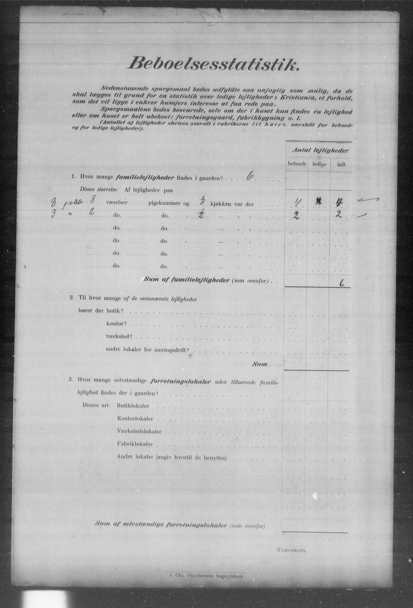 OBA, Kommunal folketelling 31.12.1903 for Kristiania kjøpstad, 1903, s. 20786