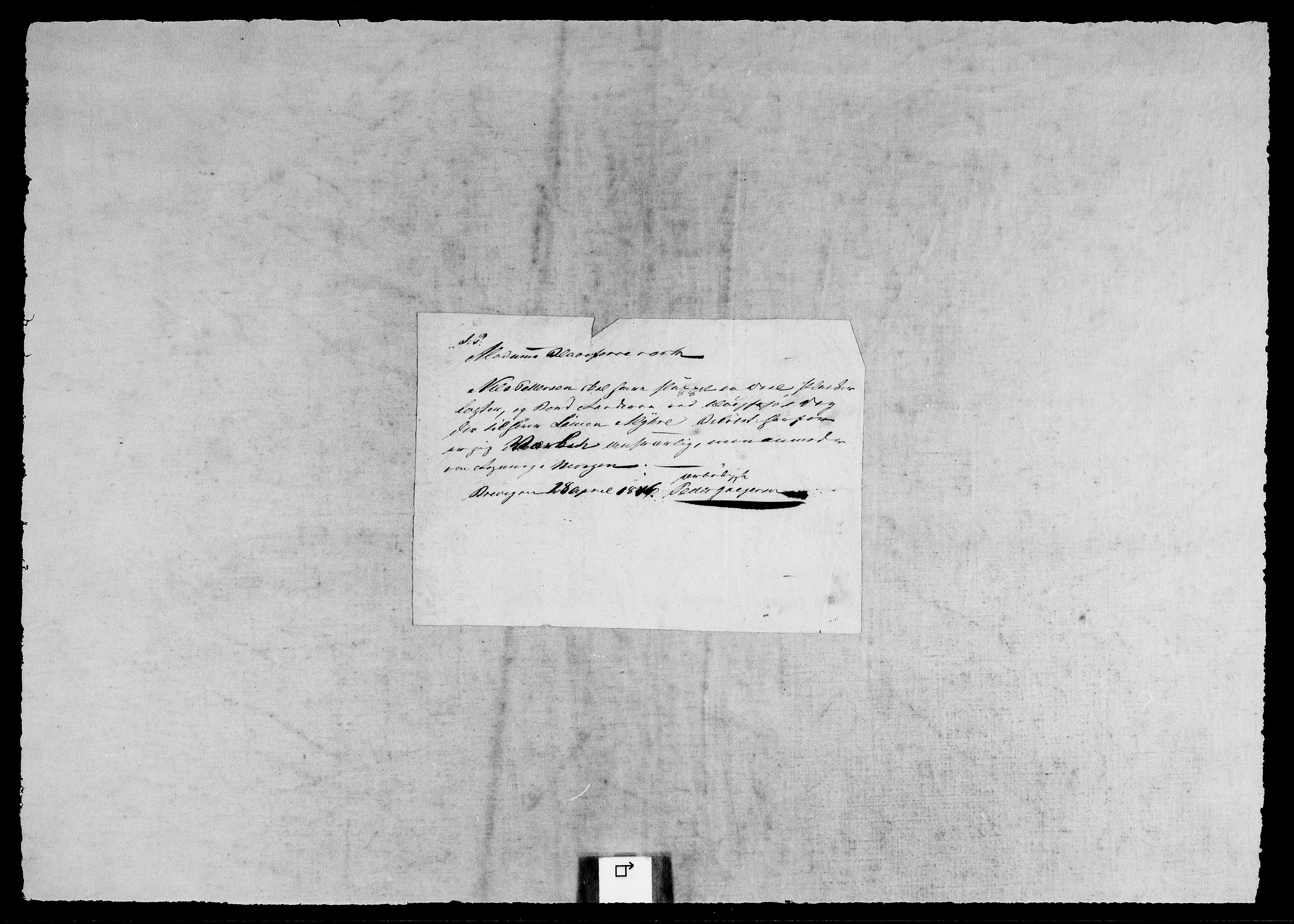 Modums Blaafarveværk, RA/PA-0157/G/Gb/L0131/0001: -- / Innkomne brev A - Ø, 1846-1847, s. 2