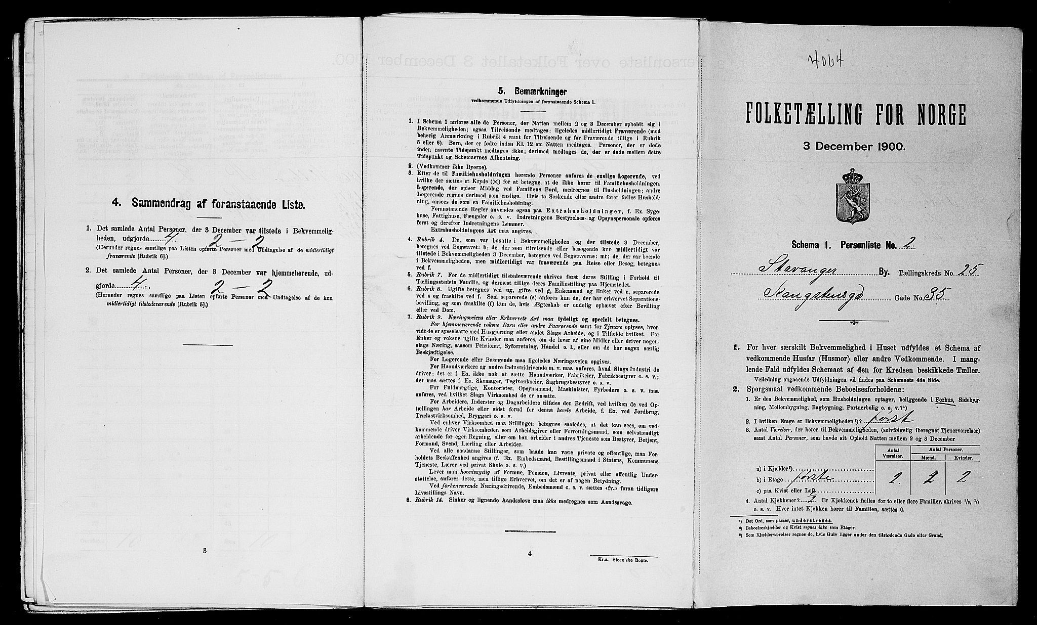 SAST, Folketelling 1900 for 1103 Stavanger kjøpstad, 1900, s. 9418