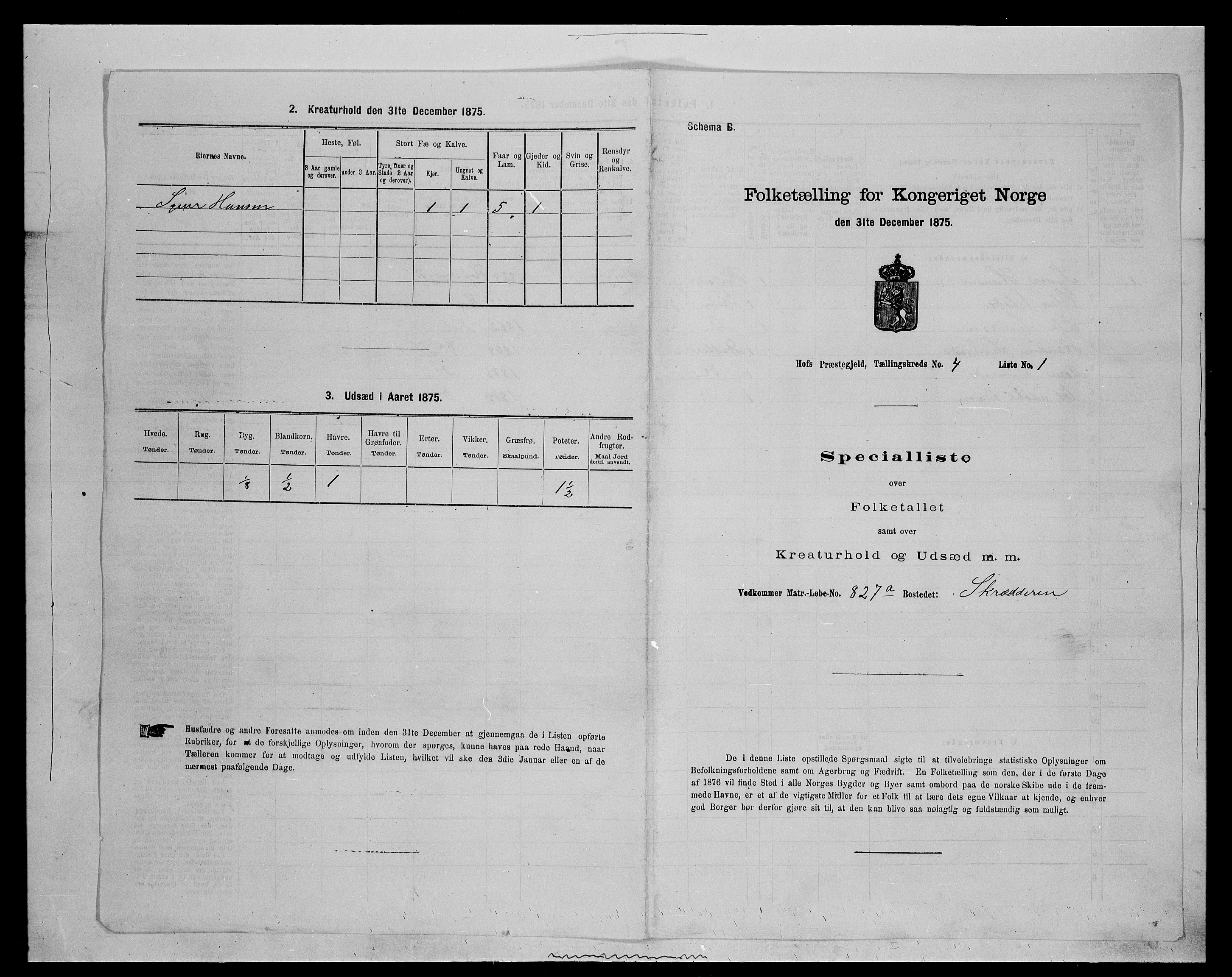 SAH, Folketelling 1875 for 0424P Hof prestegjeld, 1875, s. 682