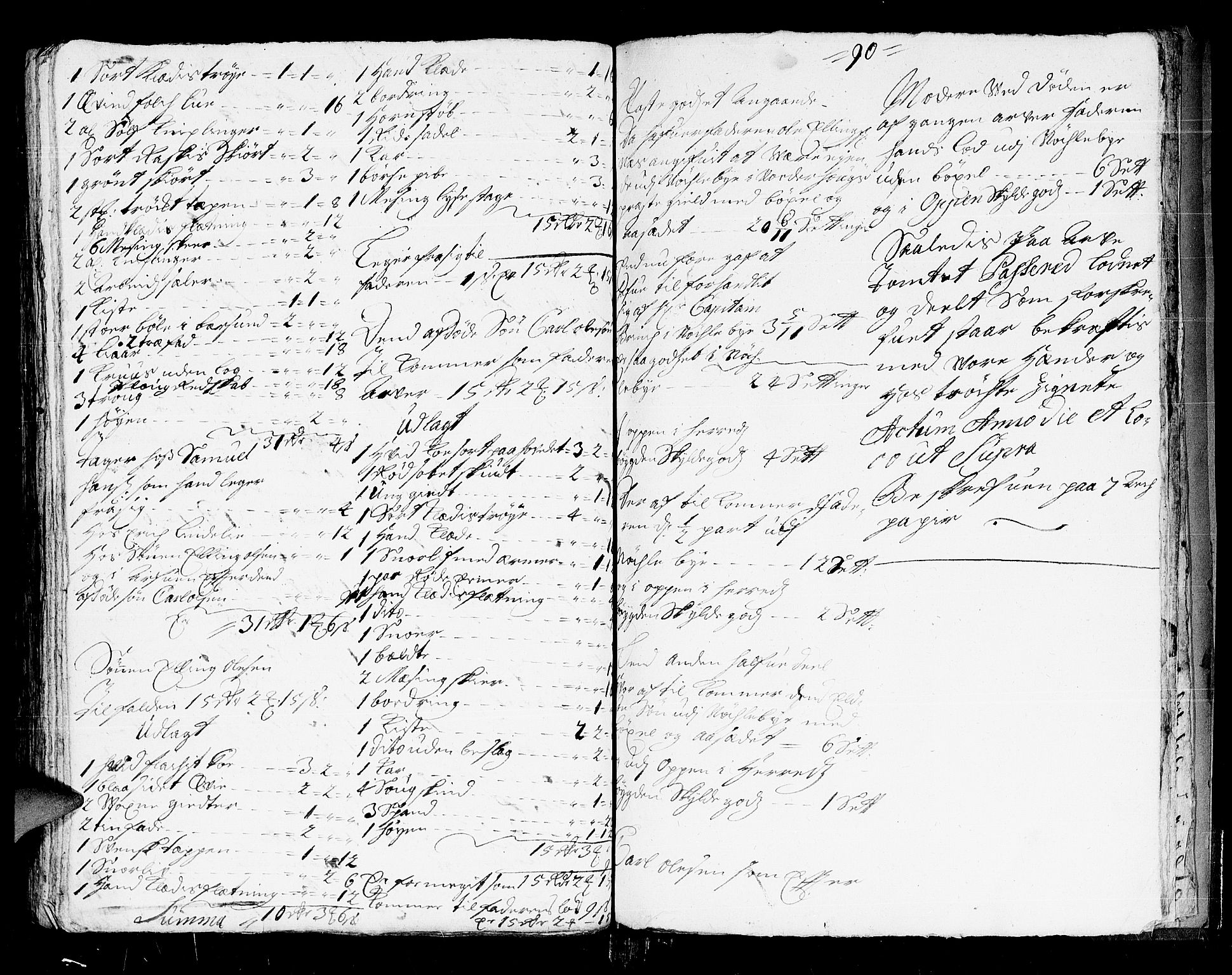 Ringerike og Hallingdal sorenskriveri, AV/SAKO-A-81/H/Ha/L0006: Skifteprotokoll, 1715-1716, s. 89b-90a