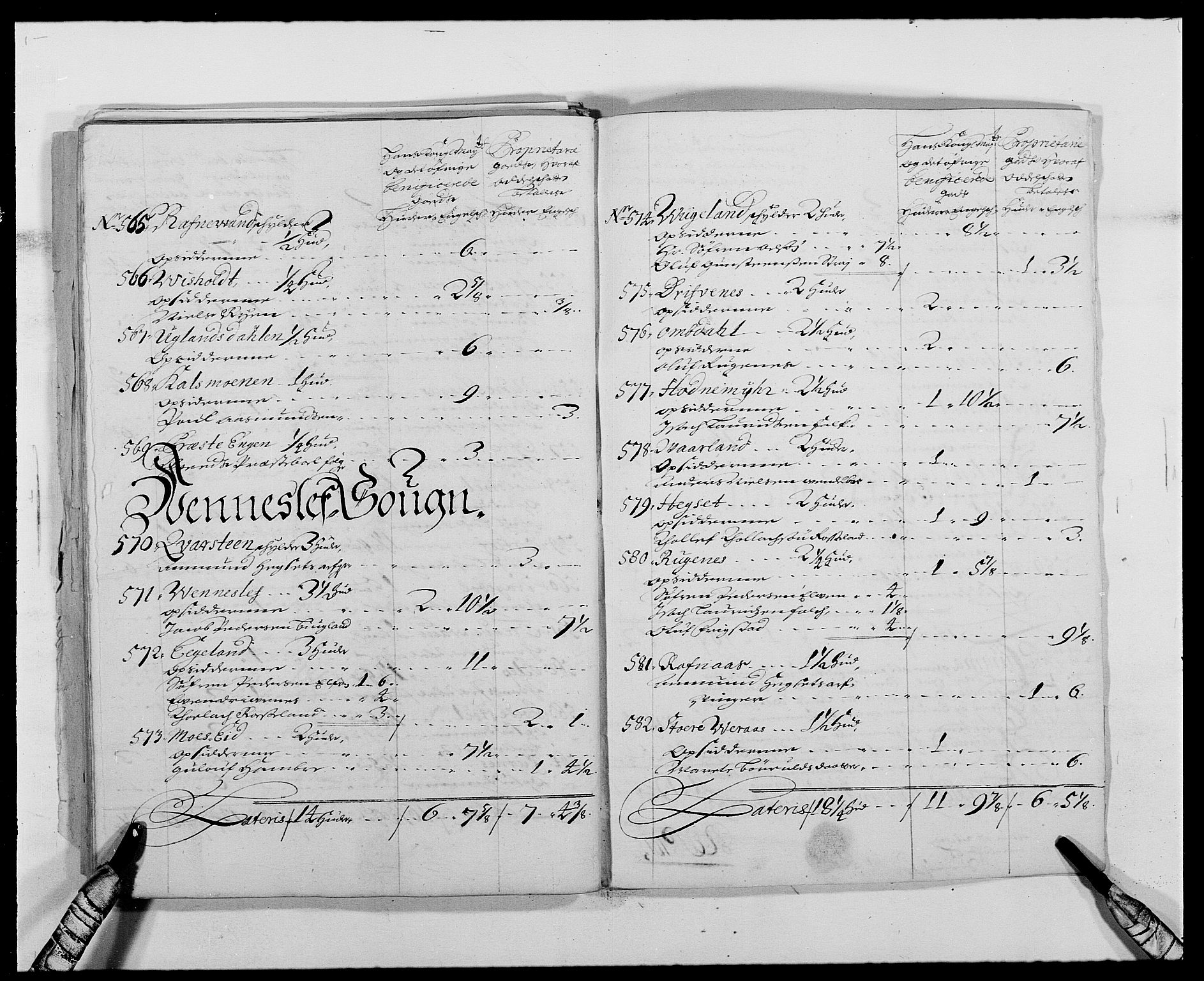 Rentekammeret inntil 1814, Reviderte regnskaper, Fogderegnskap, RA/EA-4092/R42/L2544: Mandal fogderi, 1692-1693, s. 259