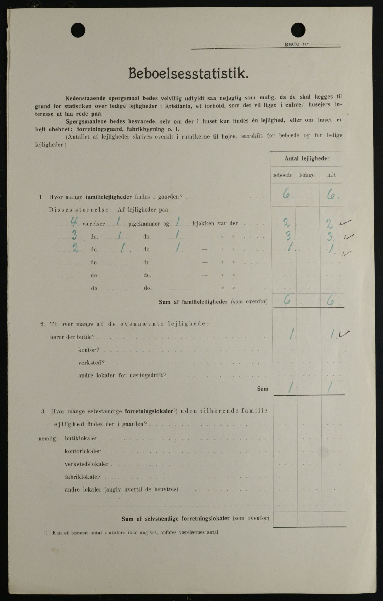 OBA, Kommunal folketelling 1.2.1908 for Kristiania kjøpstad, 1908, s. 48570