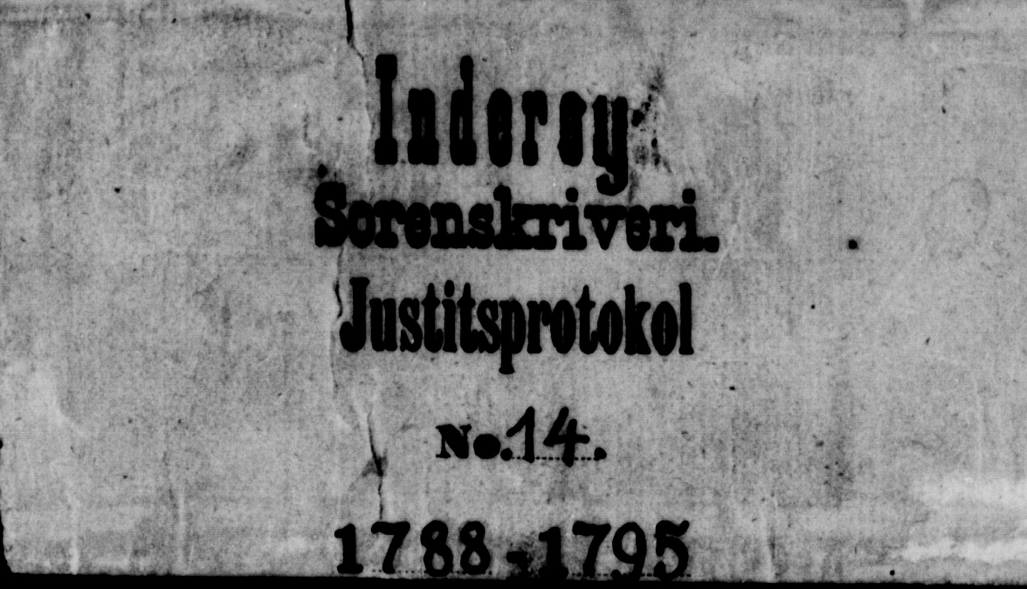 Inderøy sorenskriveri, AV/SAT-A-4147/1/1/1A/L0013: Tingbok, 1788-1796