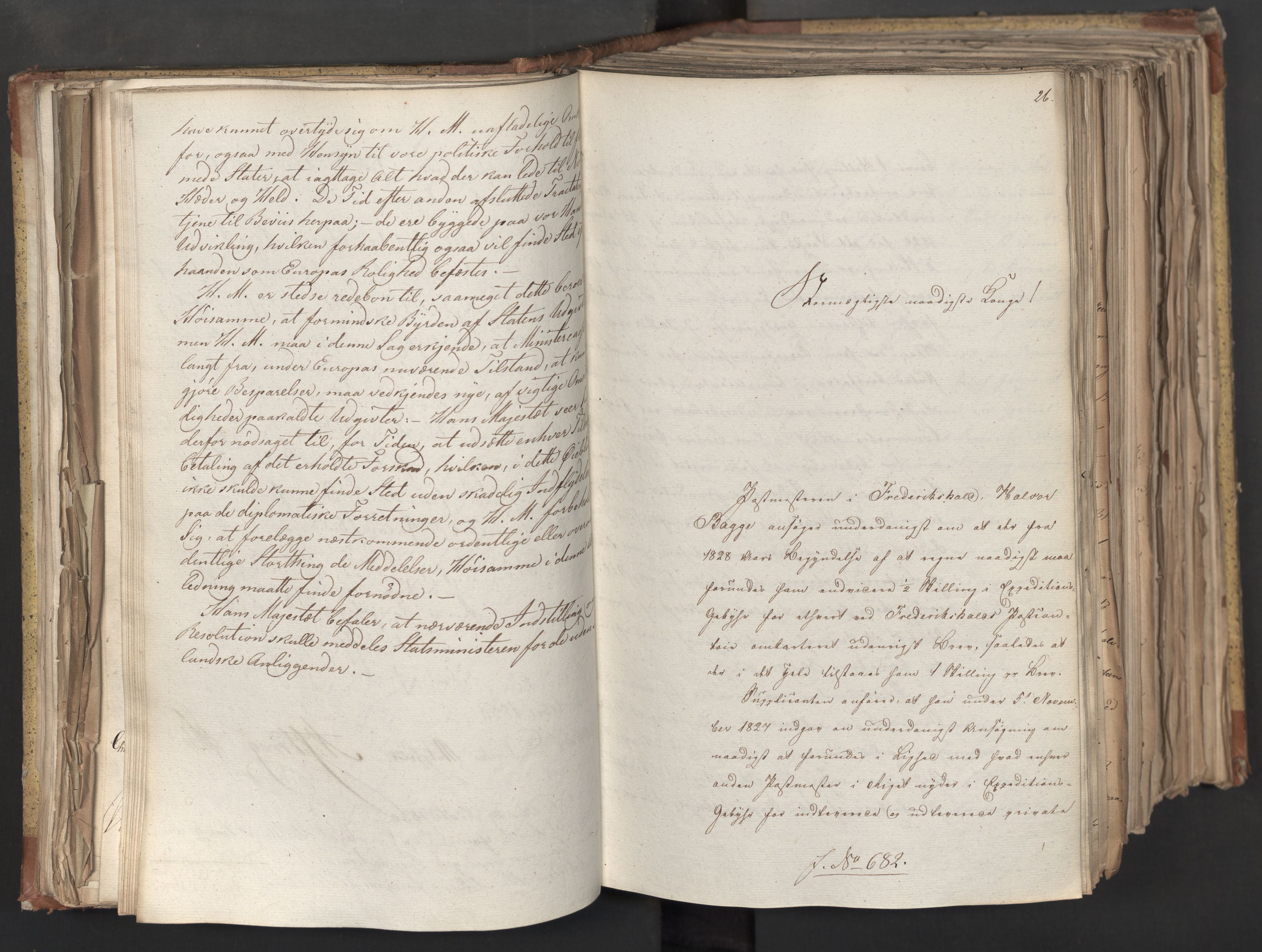 Statsrådsavdelingen i Stockholm, AV/RA-S-1003/D/Da/L0068: Regjeringsinnstillinger nr. 660-876, 1830, s. 94