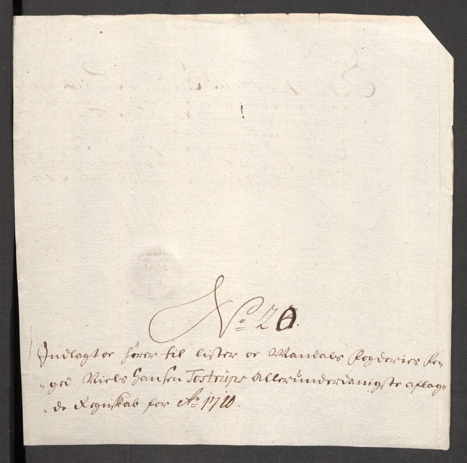 Rentekammeret inntil 1814, Reviderte regnskaper, Fogderegnskap, RA/EA-4092/R43/L2553: Fogderegnskap Lista og Mandal, 1710, s. 94