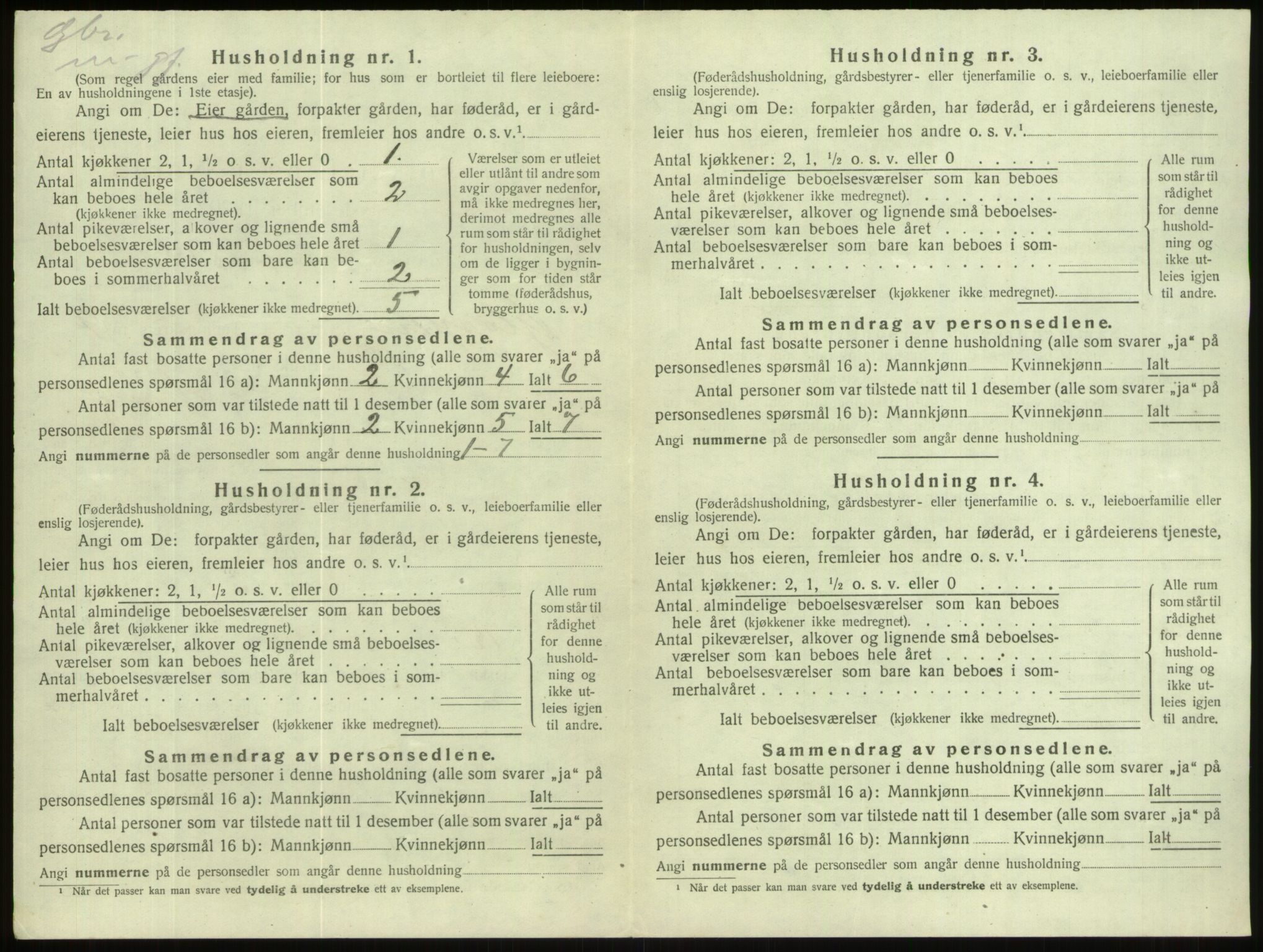 SAB, Folketelling 1920 for 1445 Gloppen herred, 1920, s. 638