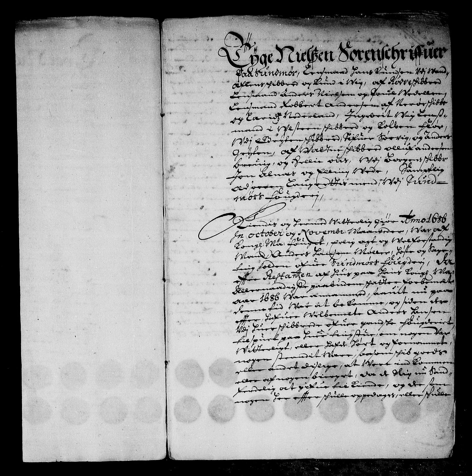 Rentekammeret inntil 1814, Reviderte regnskaper, Stiftamtstueregnskaper, Bergen stiftamt, RA/EA-6043/R/Rc/L0081: Bergen stiftamt, 1686