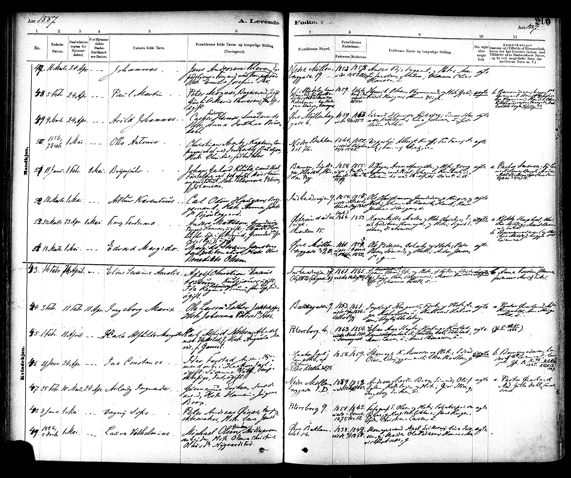 Ministerialprotokoller, klokkerbøker og fødselsregistre - Sør-Trøndelag, AV/SAT-A-1456/604/L0188: Ministerialbok nr. 604A09, 1878-1892, s. 210