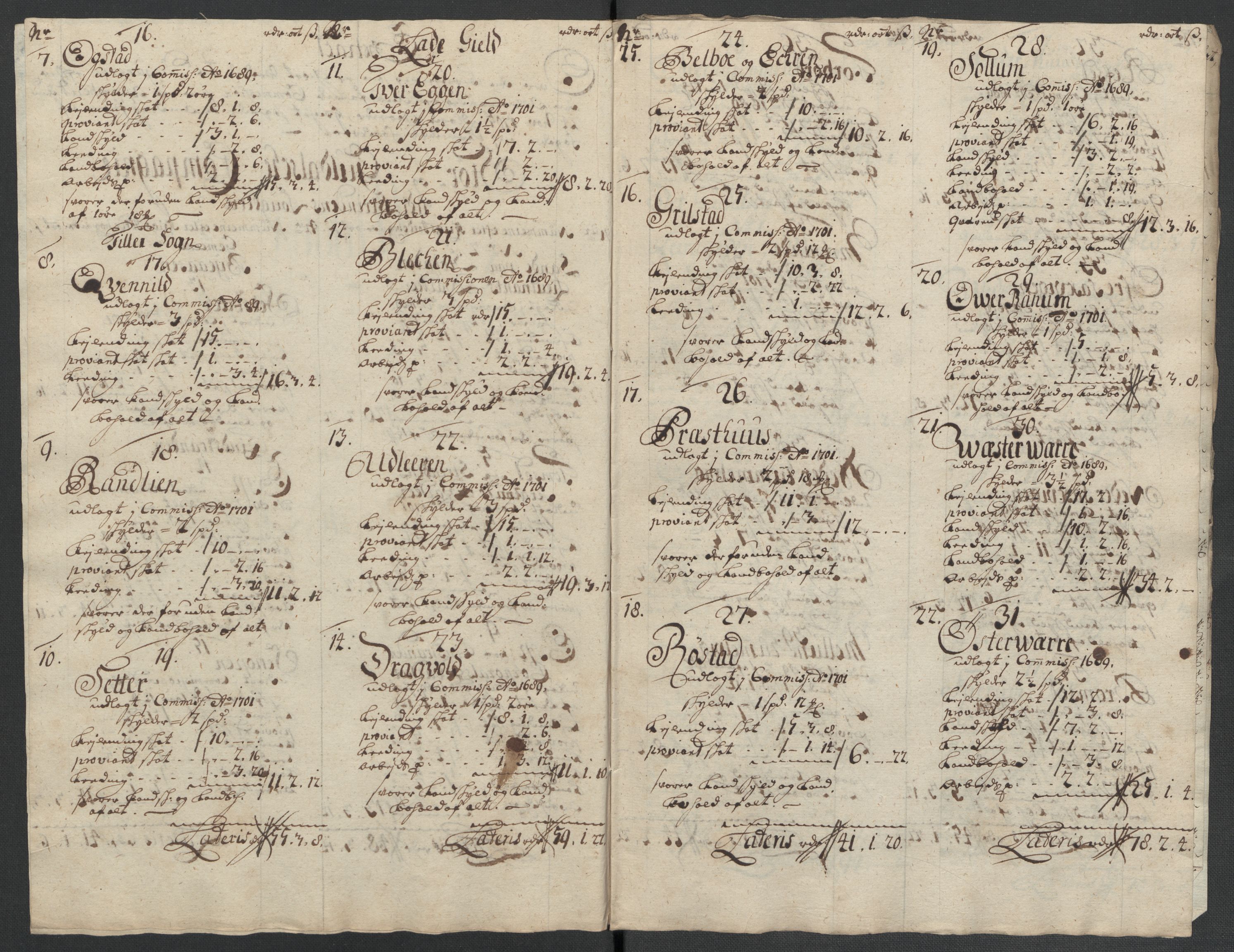 Rentekammeret inntil 1814, Reviderte regnskaper, Fogderegnskap, AV/RA-EA-4092/R61/L4110: Fogderegnskap Strinda og Selbu, 1707-1708, s. 159