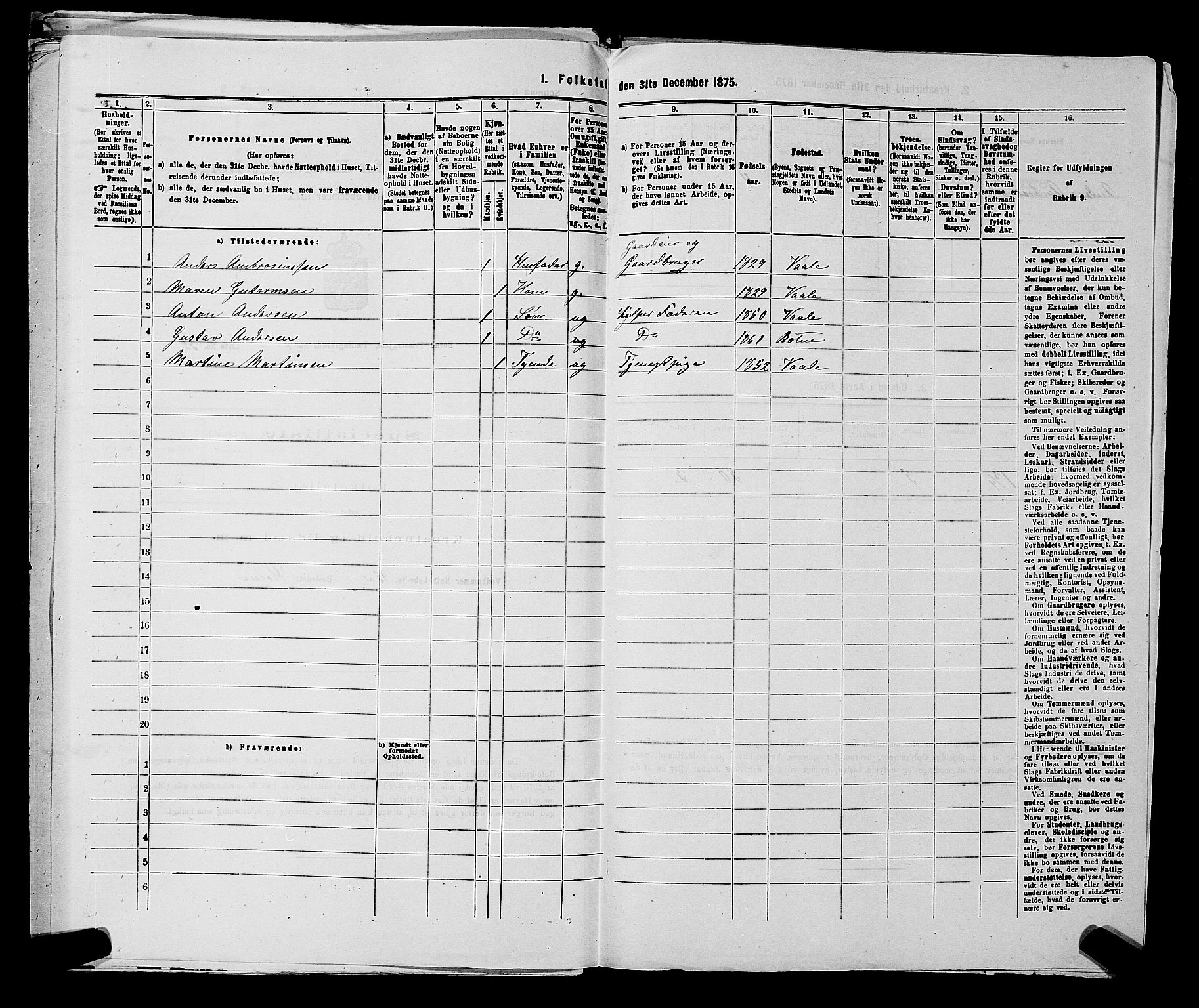 SAKO, Folketelling 1875 for 0715P Botne prestegjeld, 1875, s. 379