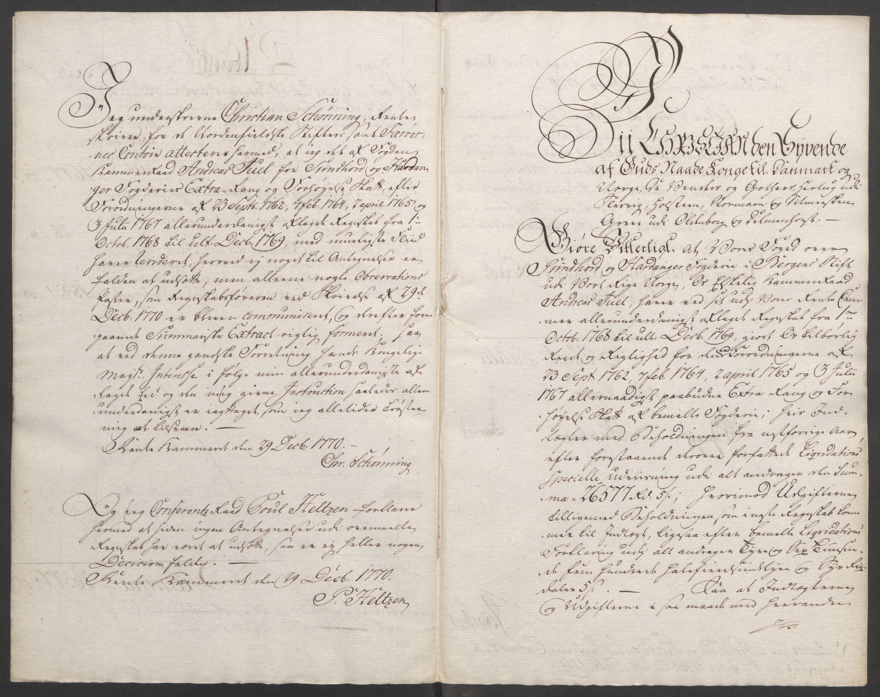 Rentekammeret inntil 1814, Reviderte regnskaper, Fogderegnskap, RA/EA-4092/R48/L3136: Ekstraskatten Sunnhordland og Hardanger, 1762-1772, s. 185