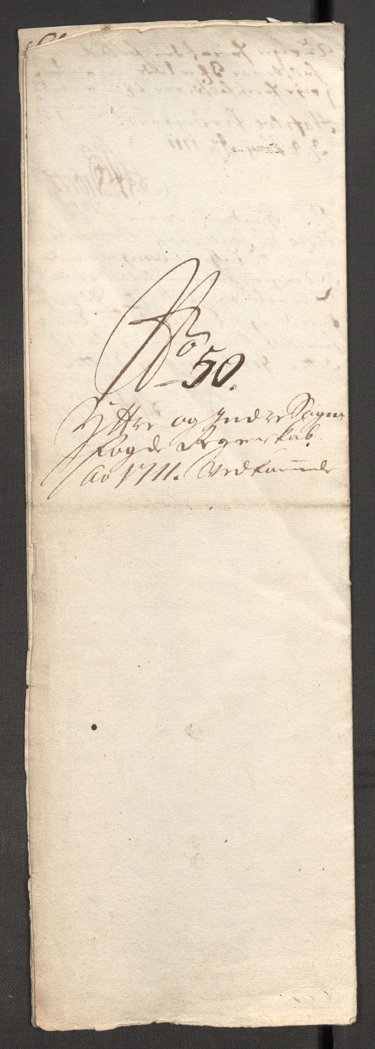 Rentekammeret inntil 1814, Reviderte regnskaper, Fogderegnskap, AV/RA-EA-4092/R52/L3317: Fogderegnskap Sogn, 1711, s. 296