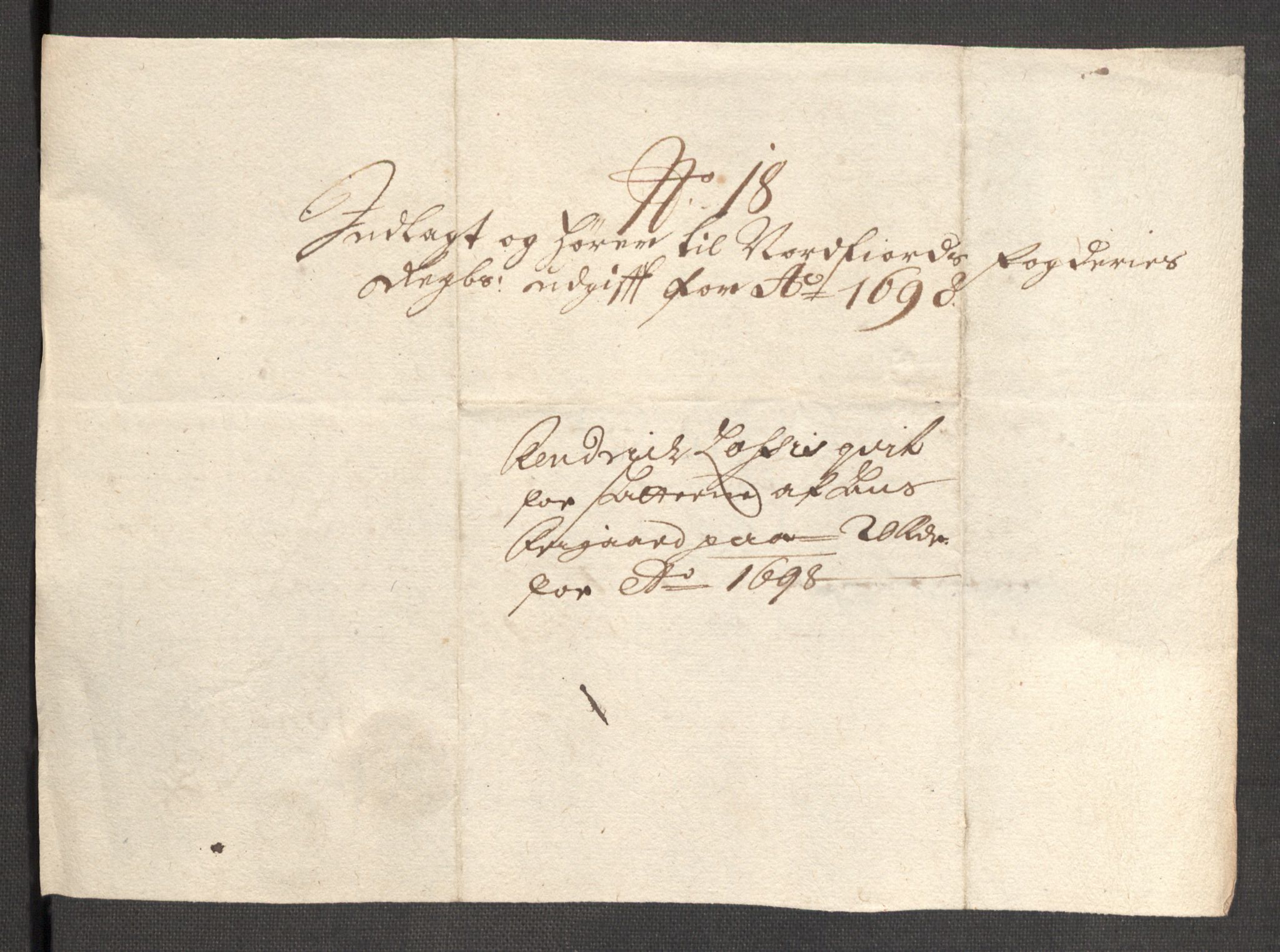 Rentekammeret inntil 1814, Reviderte regnskaper, Fogderegnskap, AV/RA-EA-4092/R53/L3423: Fogderegnskap Sunn- og Nordfjord, 1697-1698, s. 381