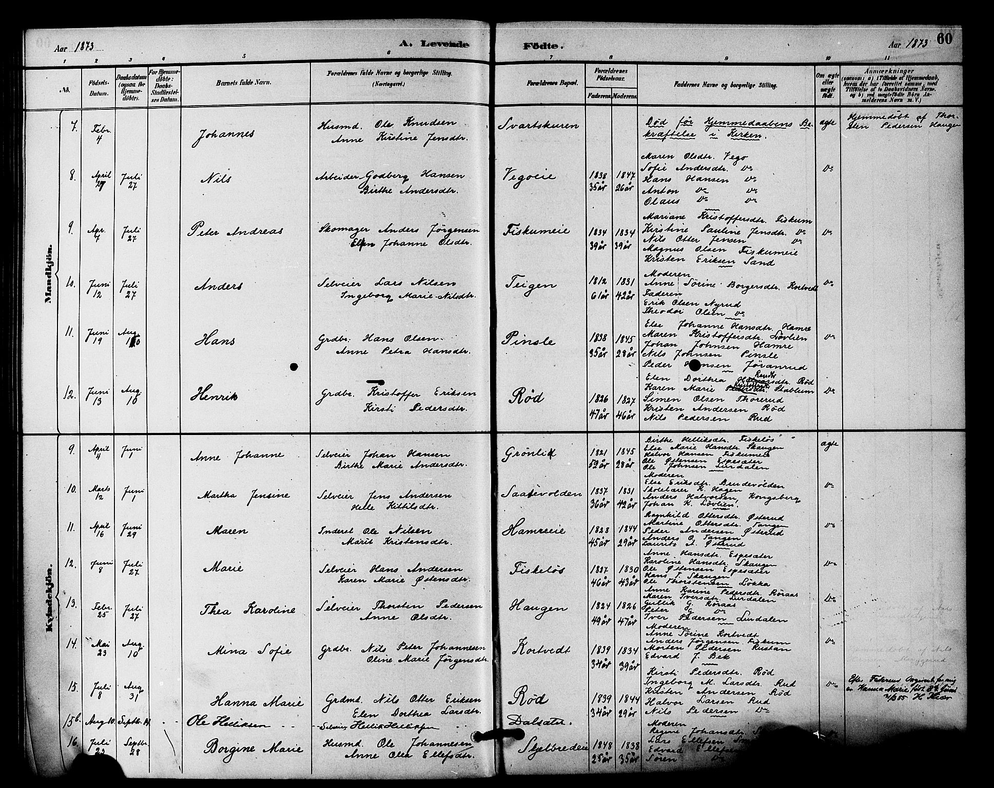 Fiskum kirkebøker, AV/SAKO-A-15/F/Fa/L0001: Ministerialbok nr. 1, 1858-1877, s. 60