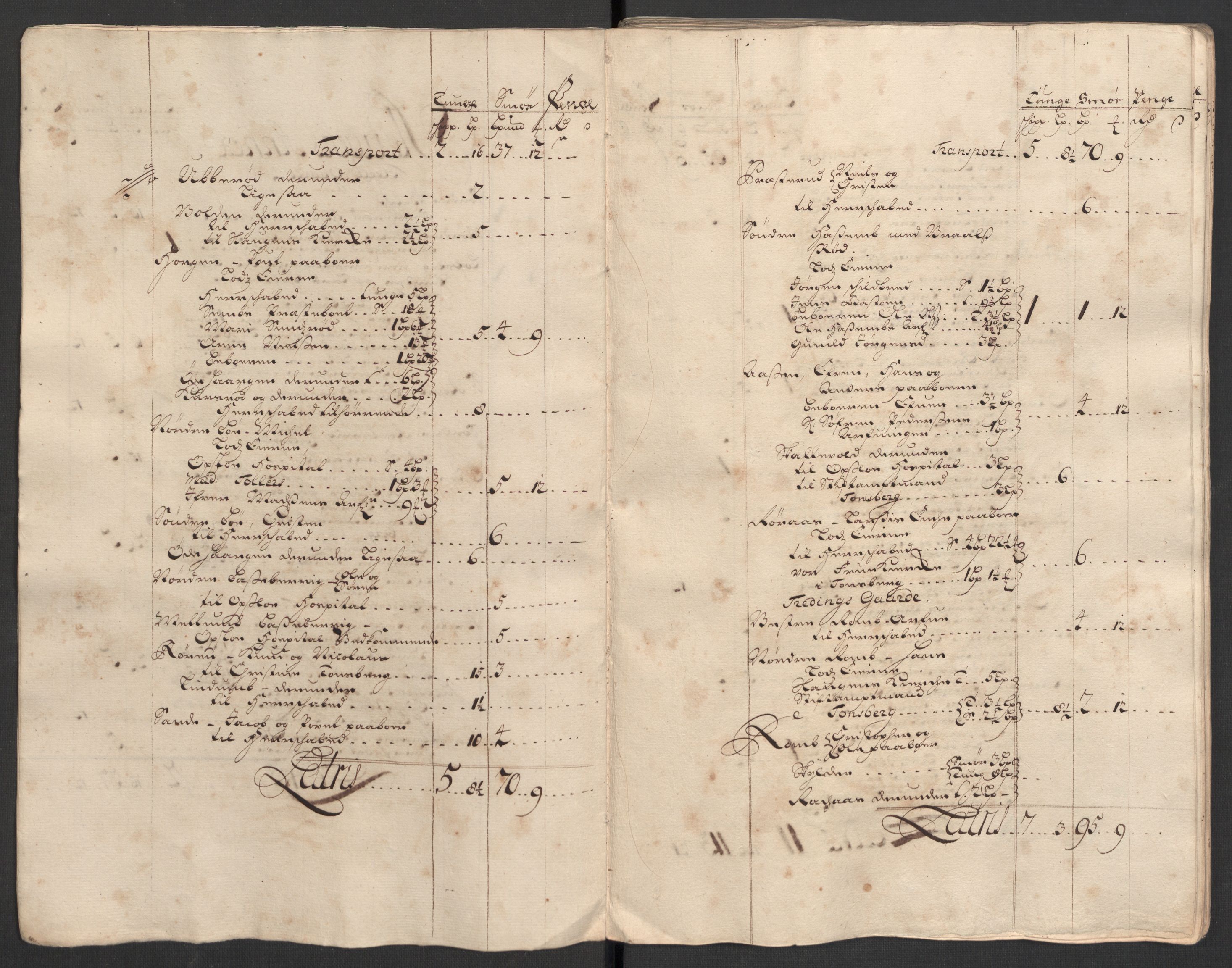 Rentekammeret inntil 1814, Reviderte regnskaper, Fogderegnskap, RA/EA-4092/R32/L1874: Fogderegnskap Jarlsberg grevskap, 1709, s. 25
