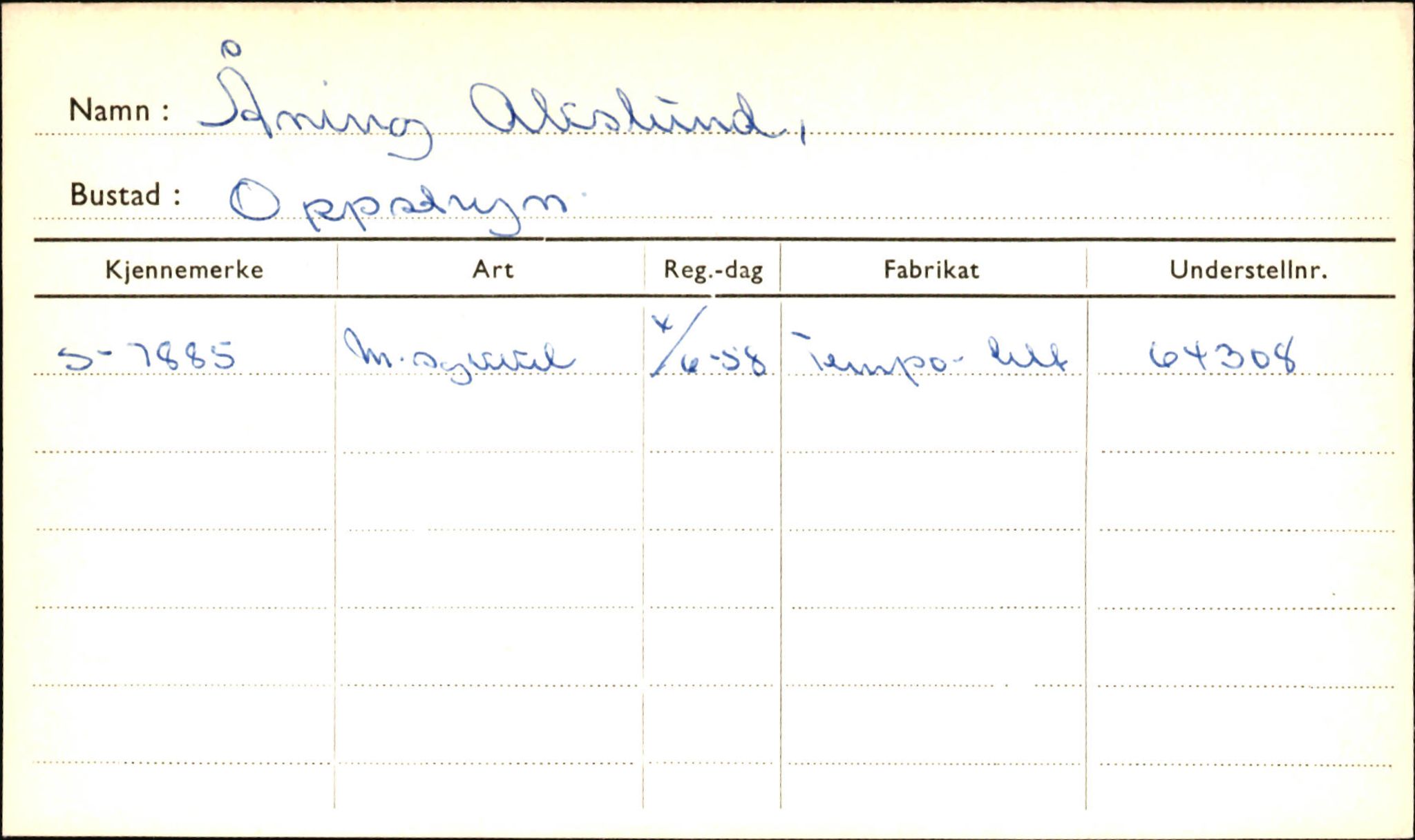 Statens vegvesen, Sogn og Fjordane vegkontor, AV/SAB-A-5301/4/F/L0002: Eigarregister Fjordane til 1.6.1961, 1930-1961, s. 804