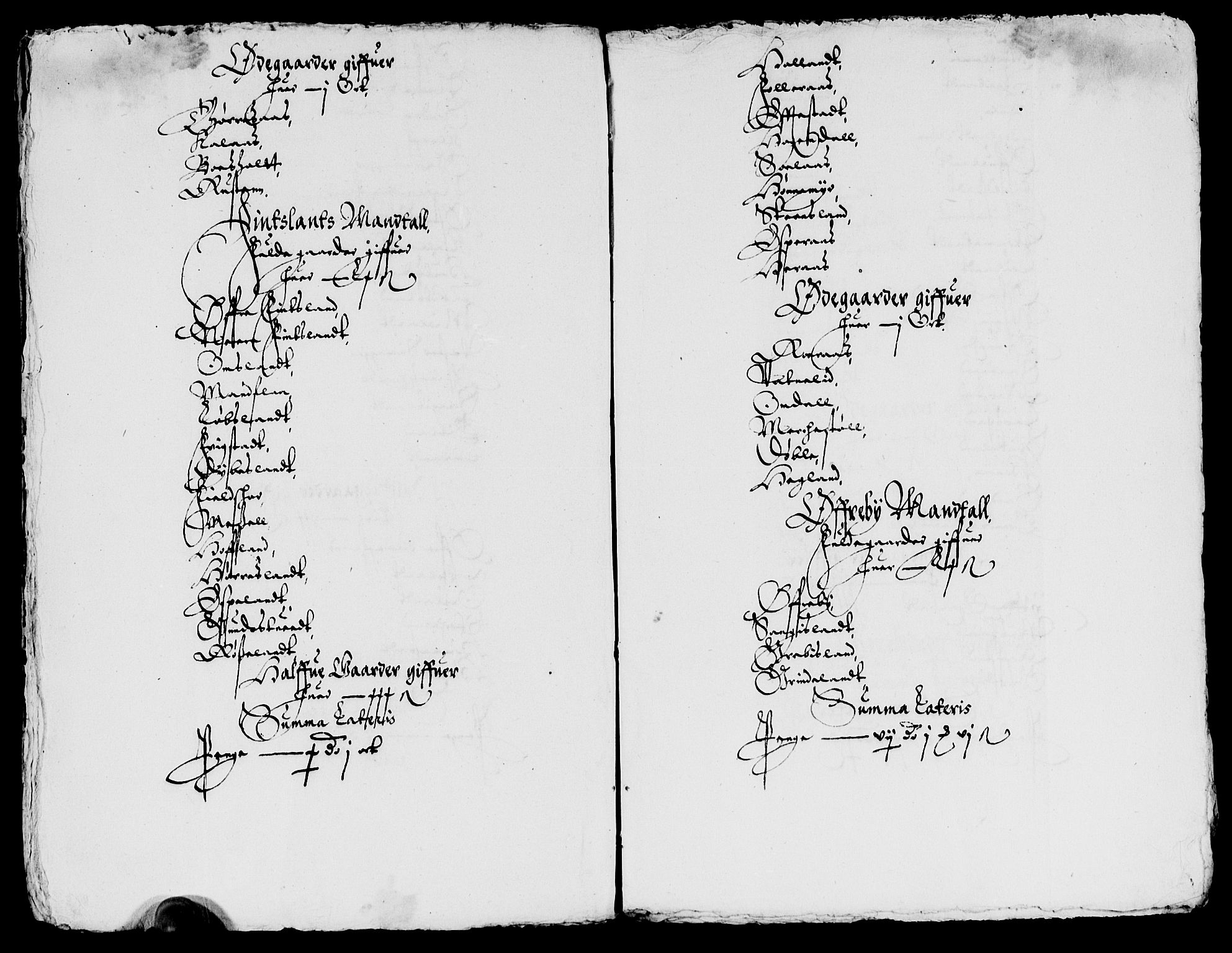 Rentekammeret inntil 1814, Reviderte regnskaper, Lensregnskaper, AV/RA-EA-5023/R/Rb/Rbq/L0019: Nedenes len. Mandals len. Råbyggelag., 1629-1630