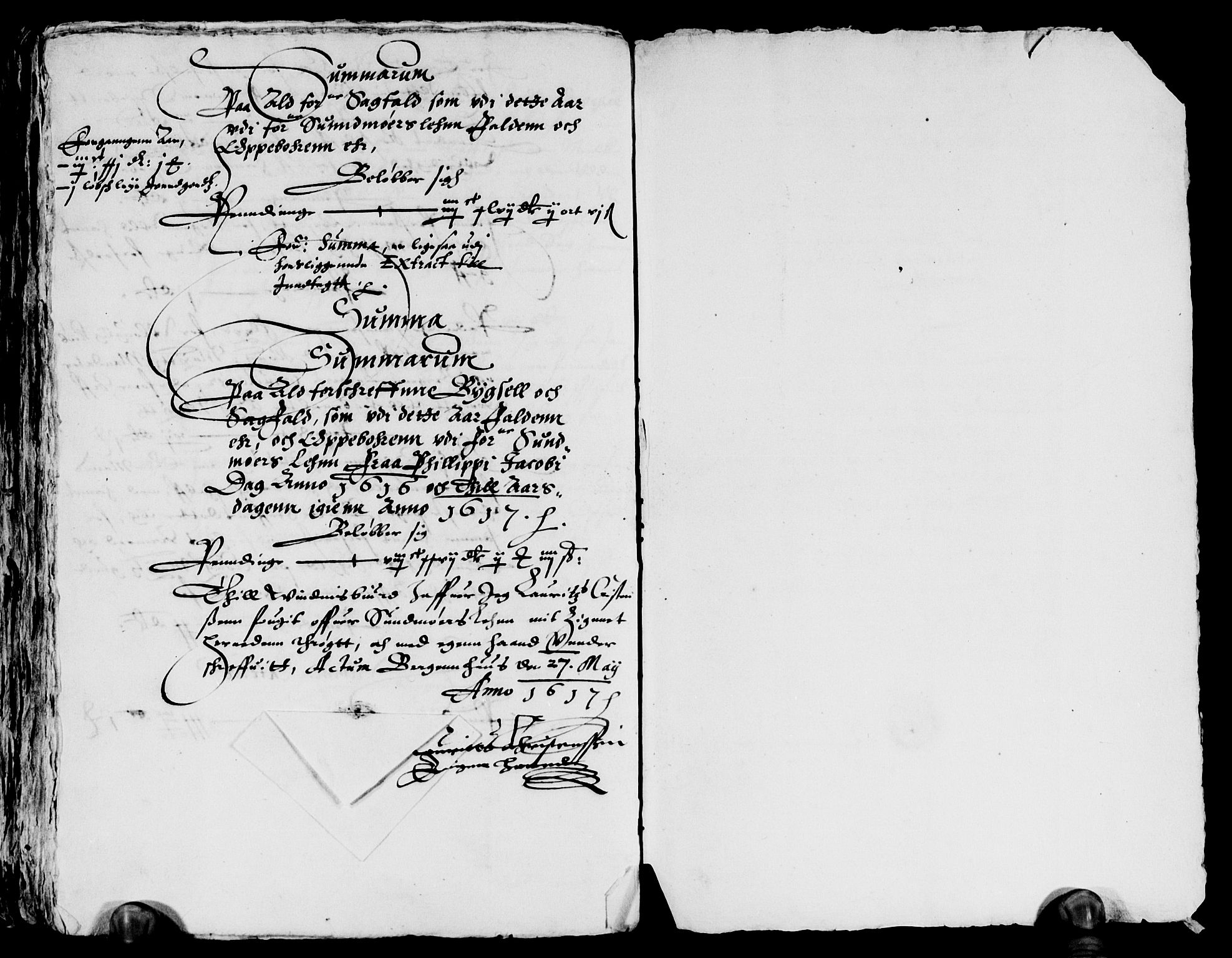 Rentekammeret inntil 1814, Reviderte regnskaper, Lensregnskaper, AV/RA-EA-5023/R/Rb/Rbt/L0021: Bergenhus len, 1616-1617