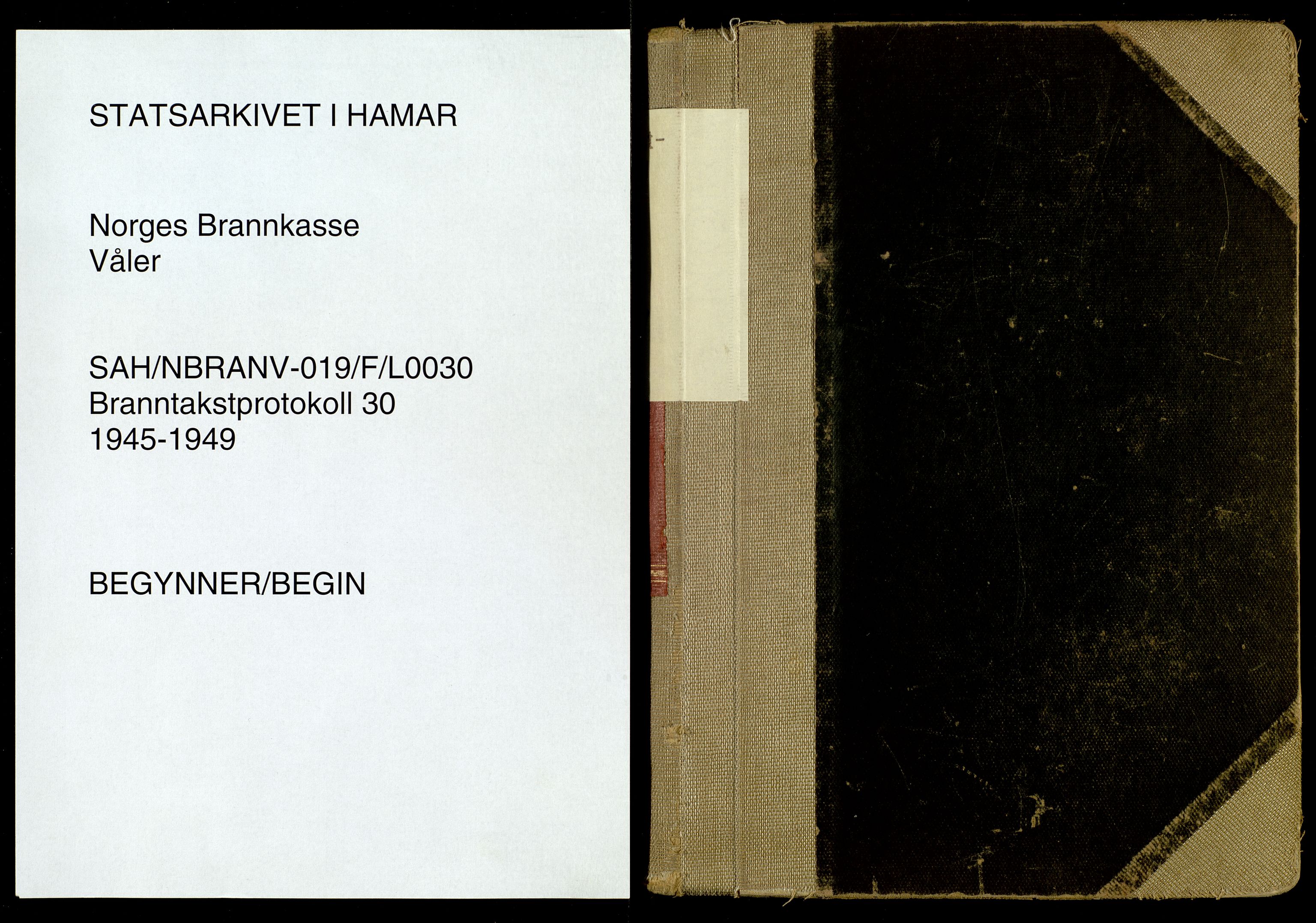 Norges Brannkasse, Våler, Hedmark, SAH/NBRANV-019/F/L0030: Branntakstprotokoll, 1945-1949