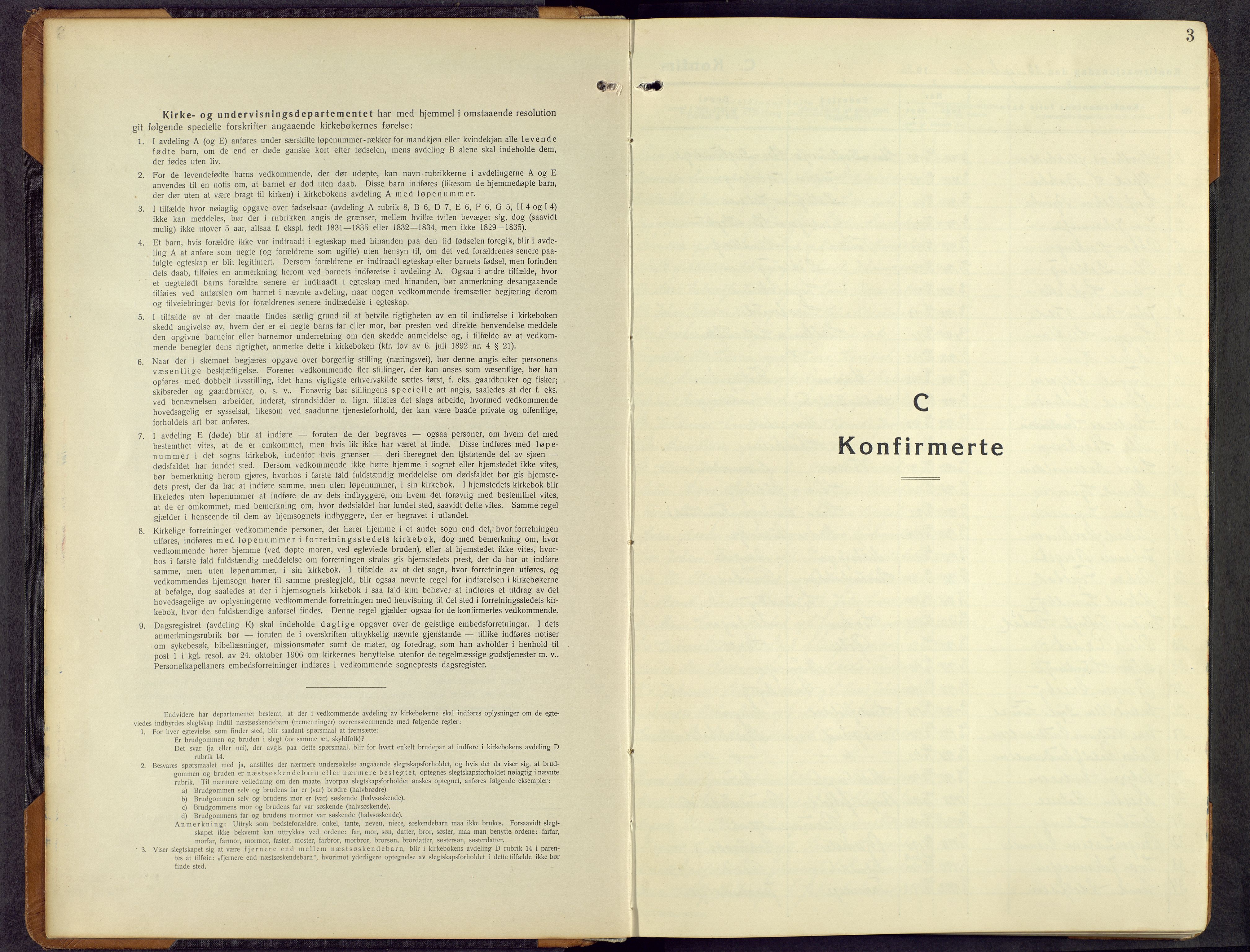 Furnes prestekontor, AV/SAH-PREST-012/L/La/L0004: Klokkerbok nr. 4, 1926-1970, s. 2b-3a
