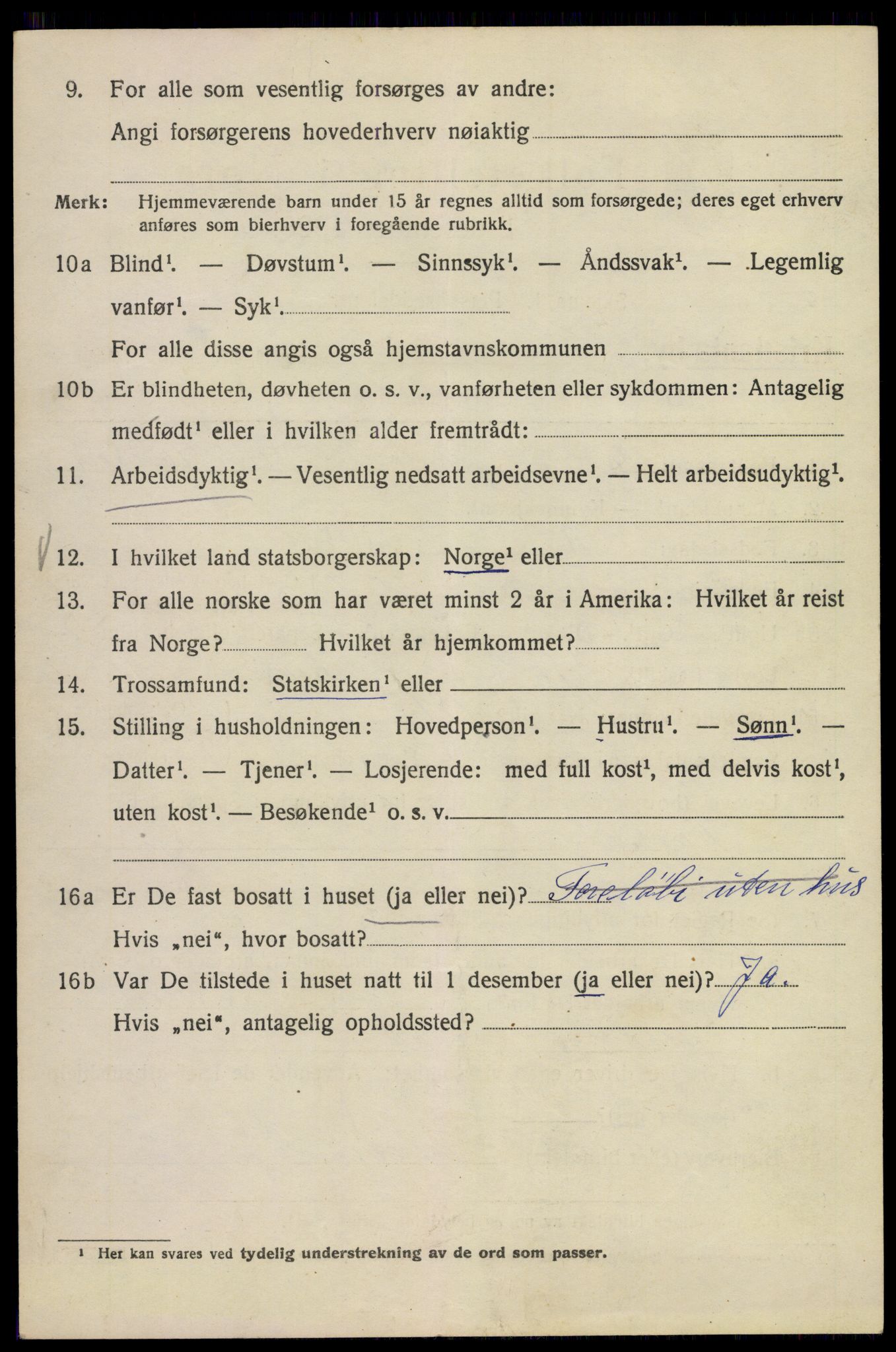 SAO, Folketelling 1920 for 0301 Kristiania kjøpstad, 1920, s. 643008