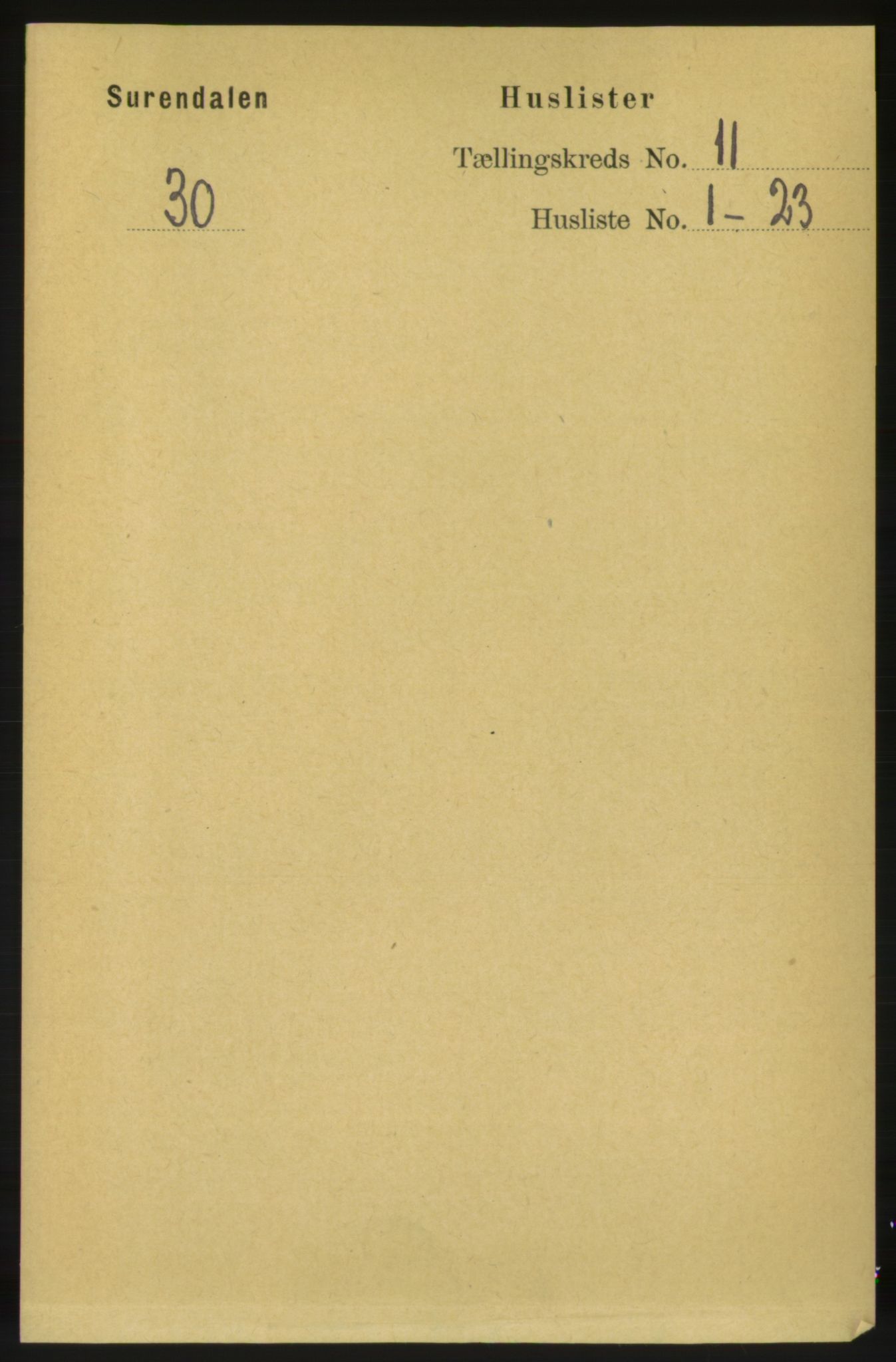 RA, Folketelling 1891 for 1566 Surnadal herred, 1891, s. 2645
