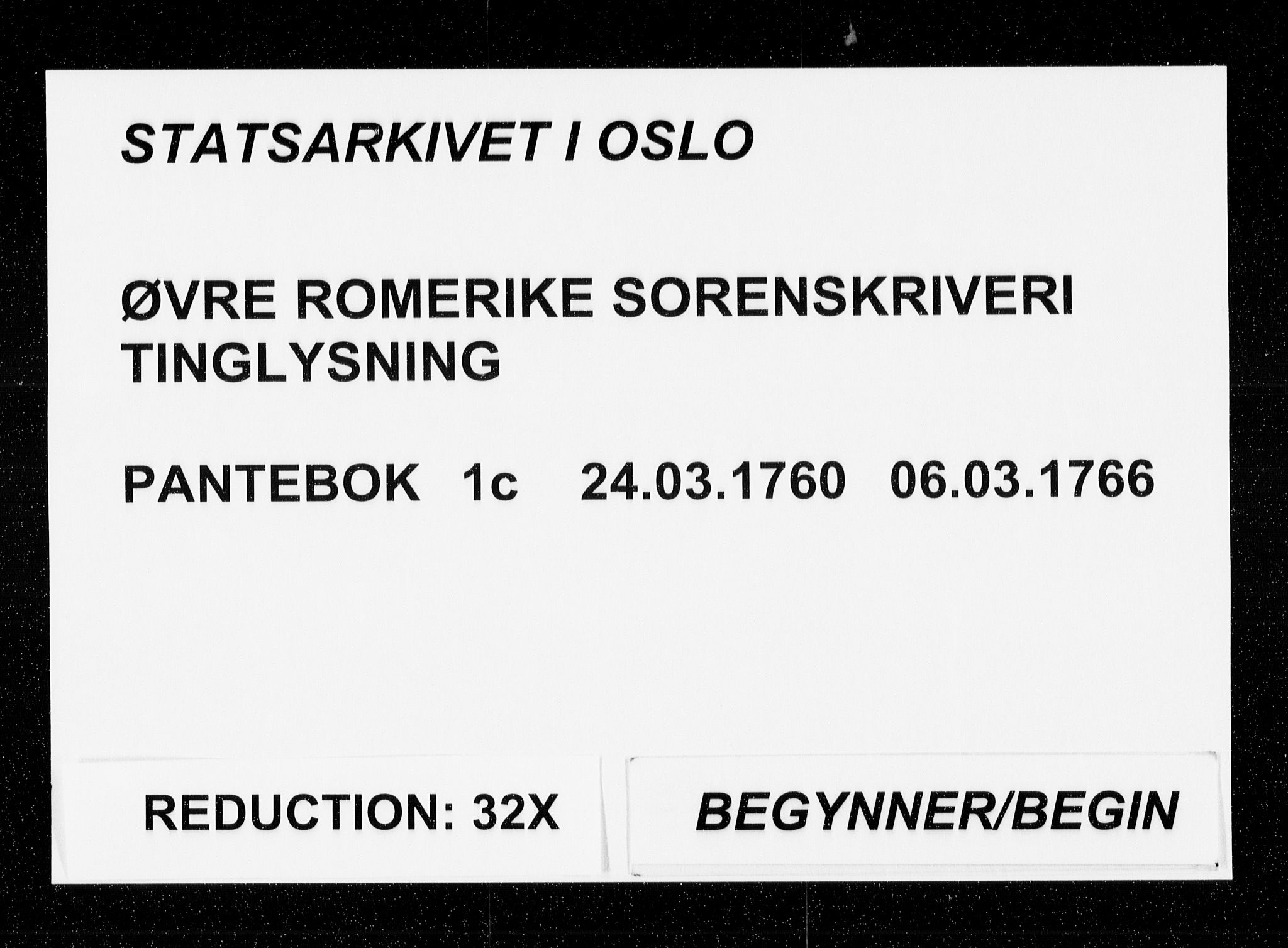 Øvre Romerike sorenskriveri, SAO/A-10649/G/Gb/L0001c: Pantebok nr. 1c, 1760-1766