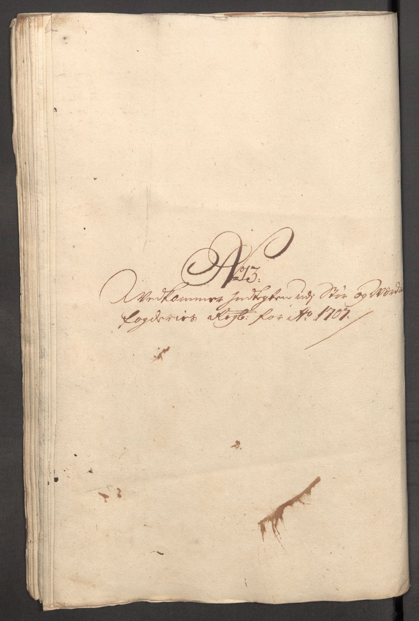 Rentekammeret inntil 1814, Reviderte regnskaper, Fogderegnskap, RA/EA-4092/R62/L4197: Fogderegnskap Stjørdal og Verdal, 1707, s. 184