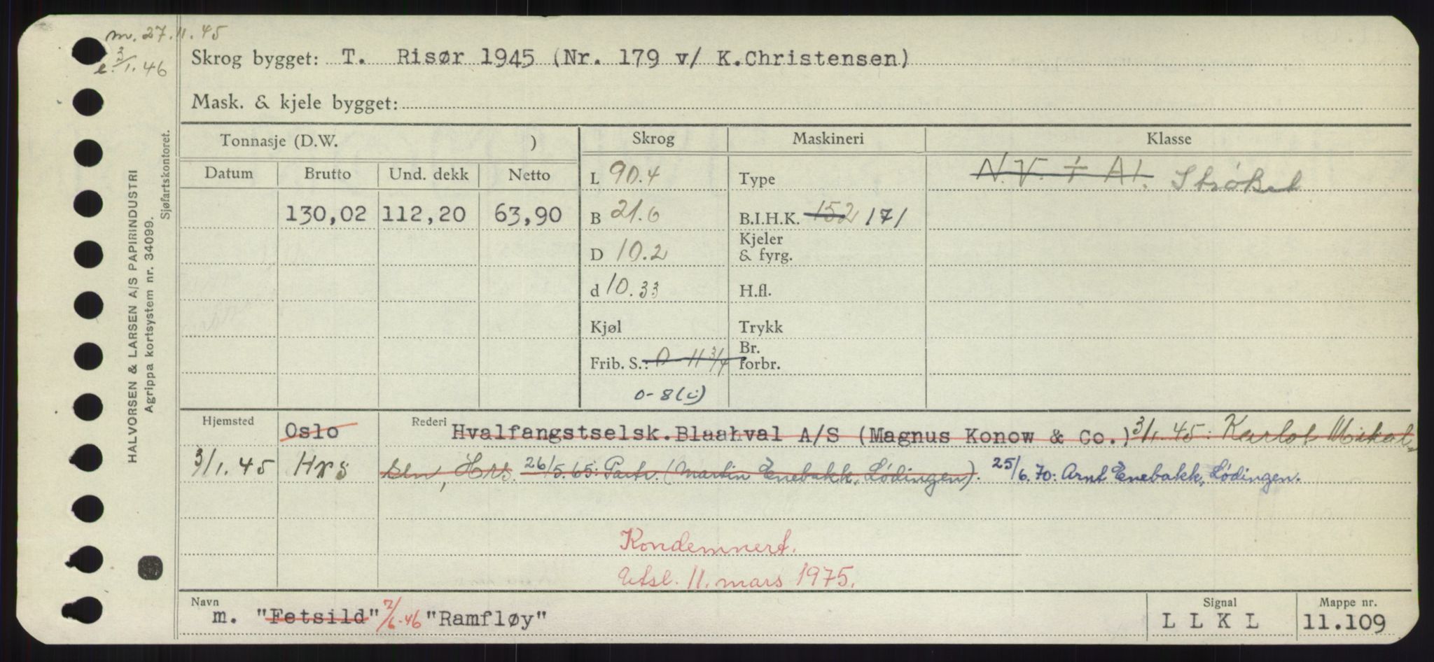 Sjøfartsdirektoratet med forløpere, Skipsmålingen, AV/RA-S-1627/H/Hd/L0030: Fartøy, Q-Riv, s. 125