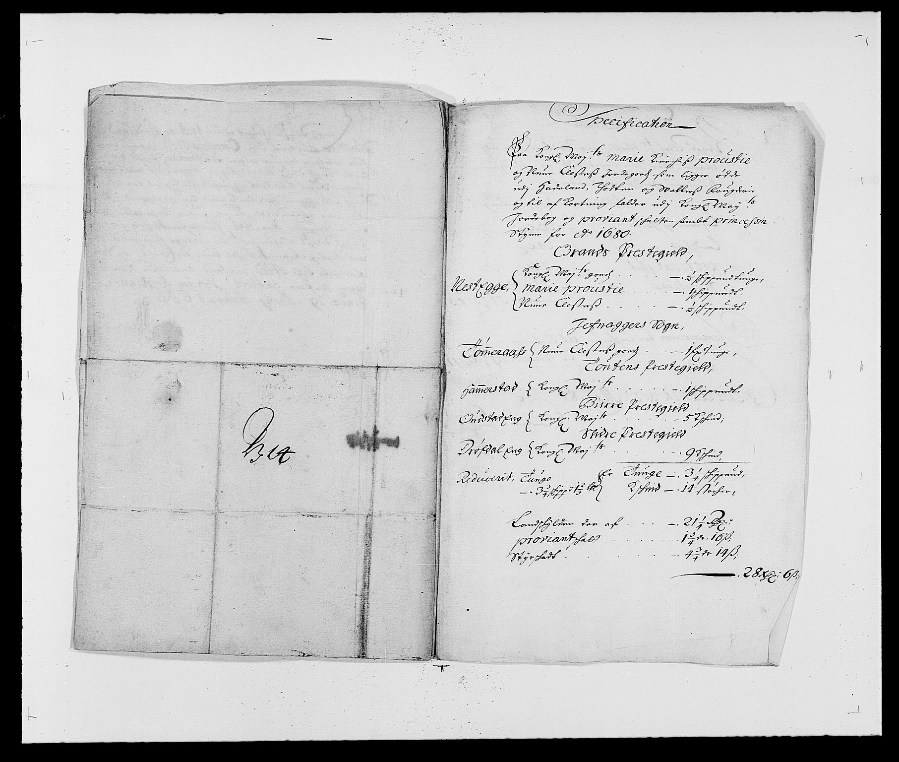 Rentekammeret inntil 1814, Reviderte regnskaper, Fogderegnskap, RA/EA-4092/R18/L1277: Fogderegnskap Hadeland, Toten og Valdres, 1680, s. 105