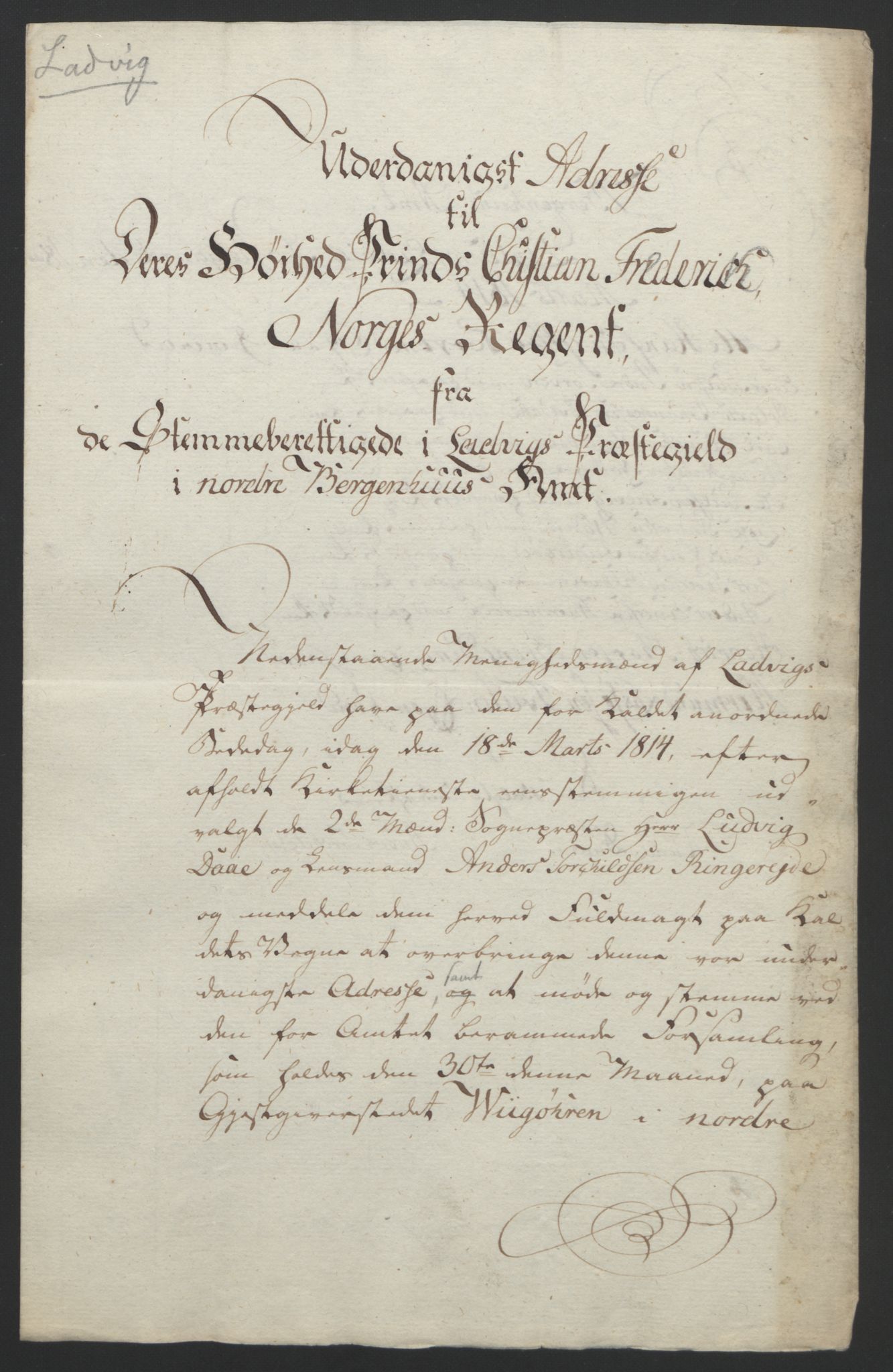 Statsrådssekretariatet, AV/RA-S-1001/D/Db/L0008: Fullmakter for Eidsvollsrepresentantene i 1814. , 1814, s. 334