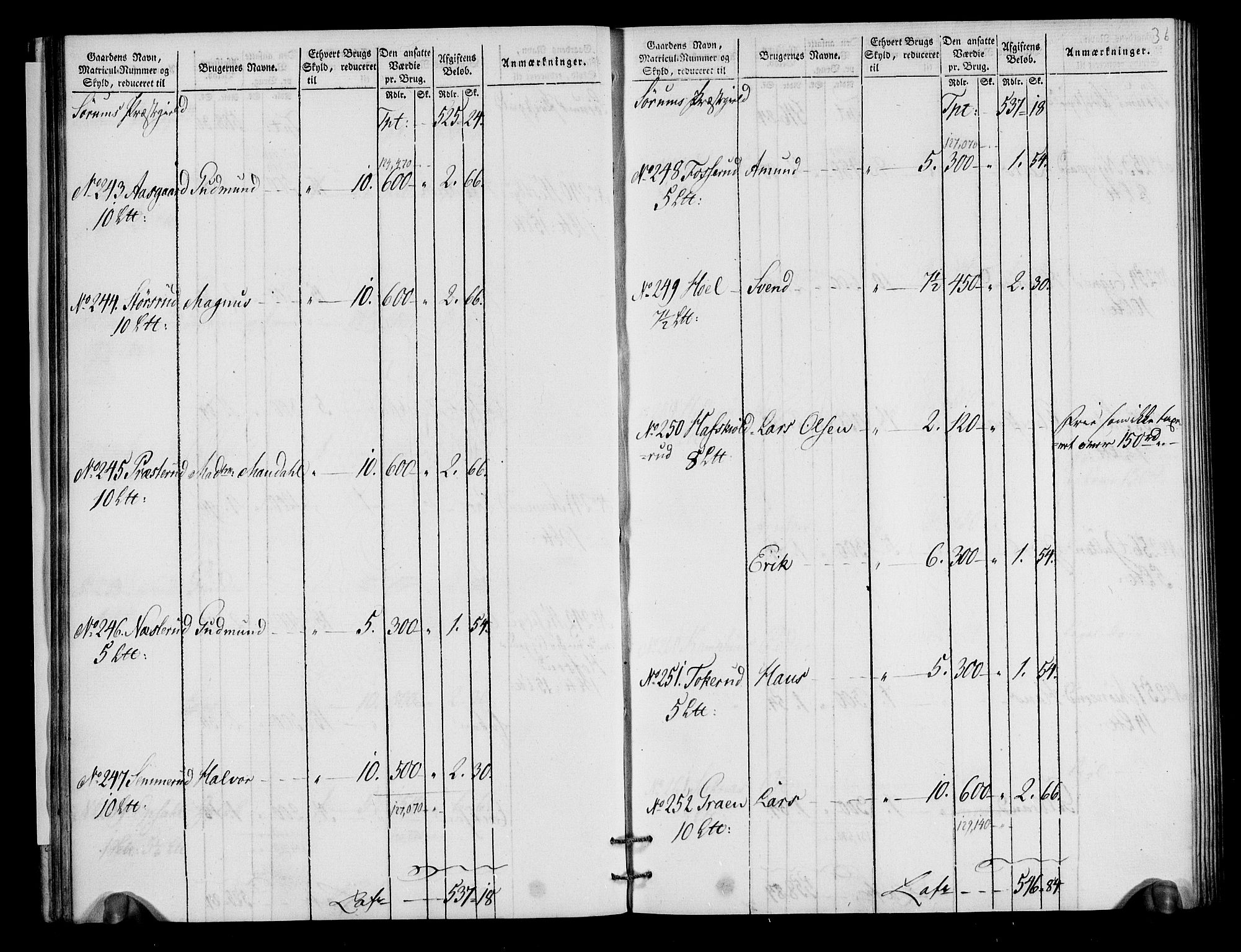 Rentekammeret inntil 1814, Realistisk ordnet avdeling, AV/RA-EA-4070/N/Ne/Nea/L0018: Nedre Romerike fogderi. Oppebørselsregister, 1803-1804, s. 37