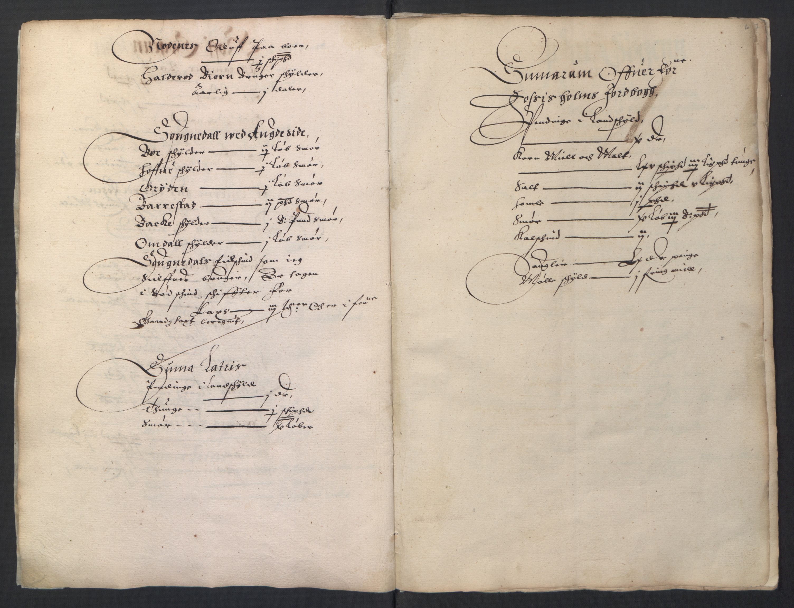 Stattholderembetet 1572-1771, AV/RA-EA-2870/Ek/L0007/0001: Jordebøker til utlikning av rosstjeneste 1624-1626: / Adelsjordebøker, 1624-1625, s. 60